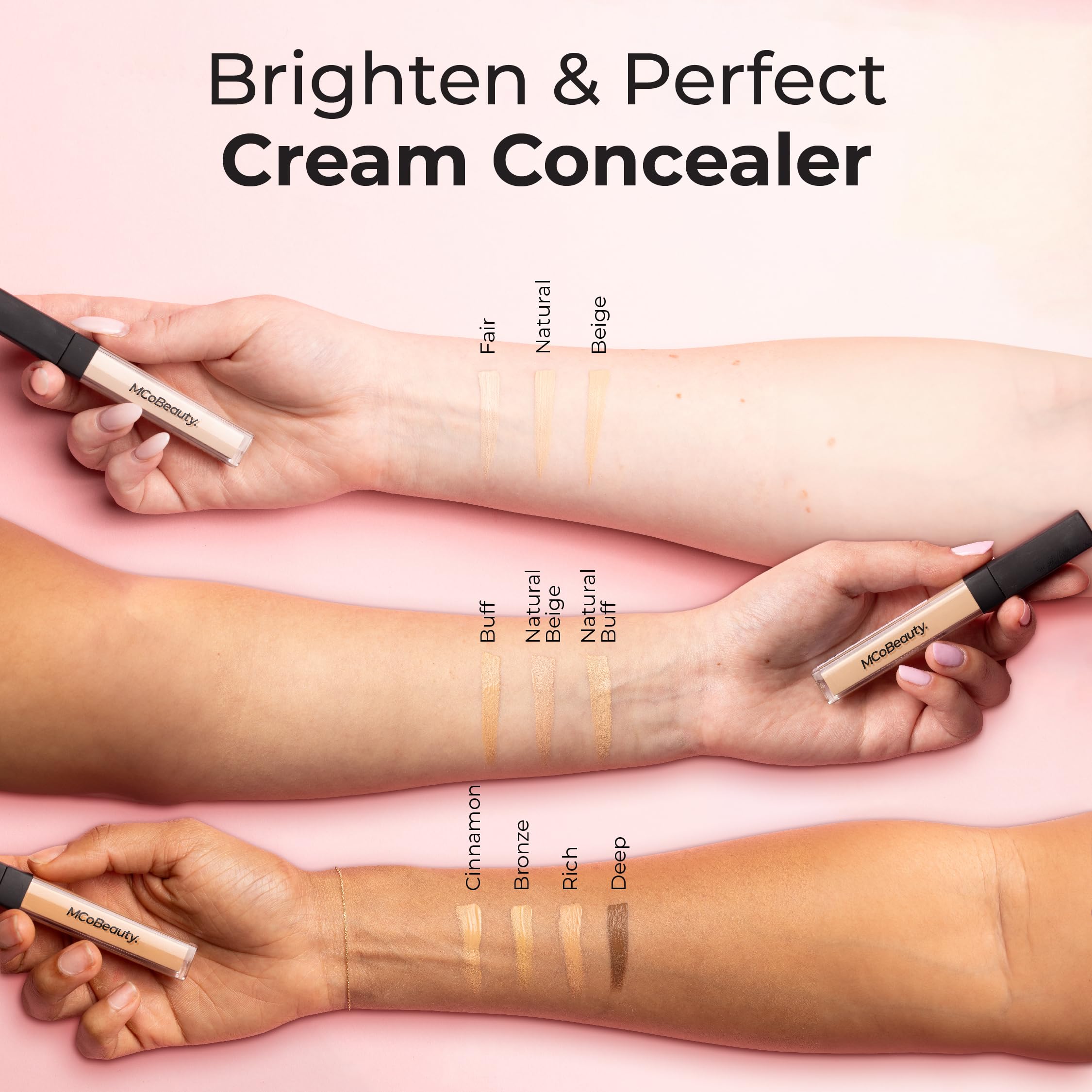 Foto 6 pulgar | Corrector Mcobeauty Brighten & Perfect Cream 3 Beige Claro - Venta Internacional.