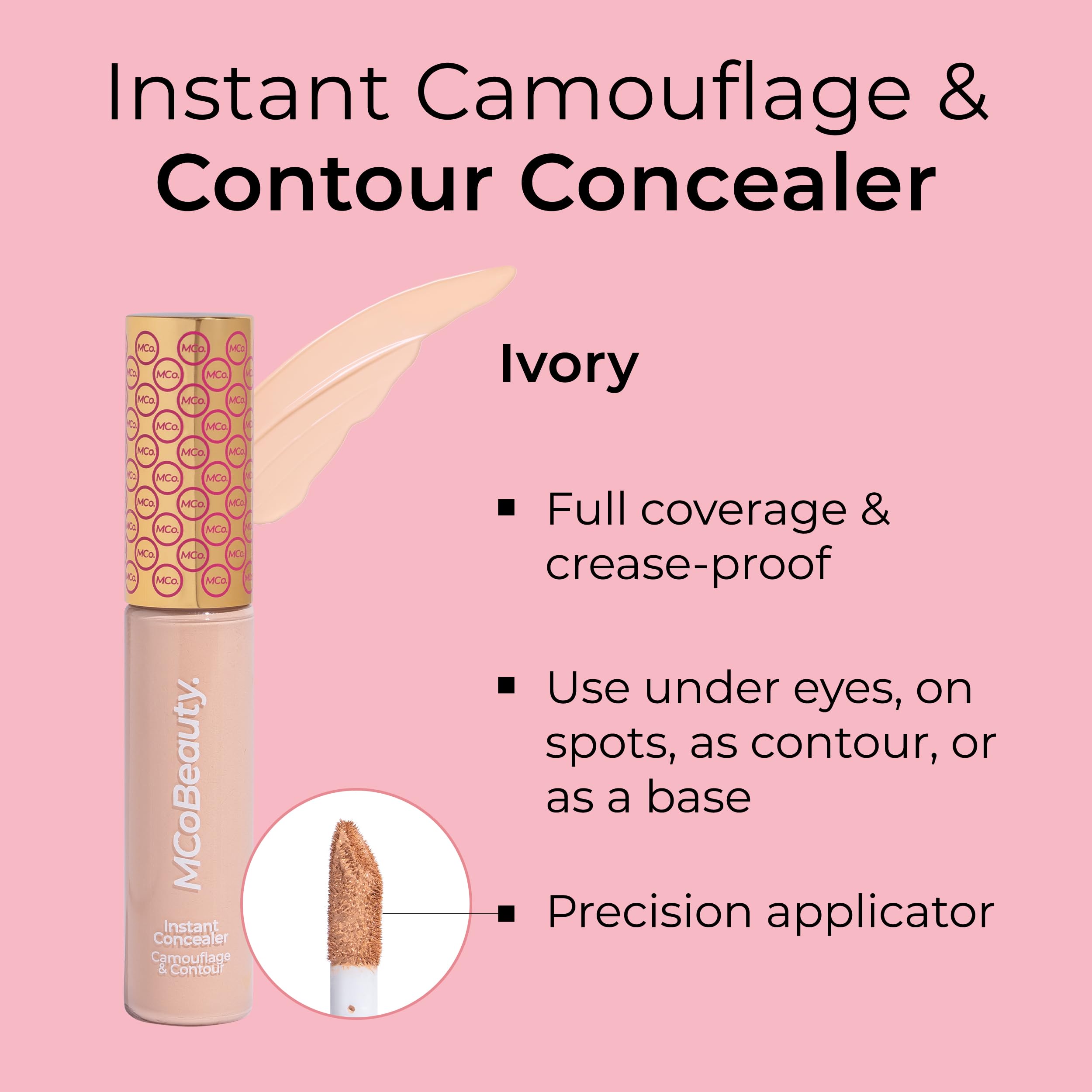 Foto 3 pulgar | Corrector Mcobeauty Instant Camouflage & Contour Ivory Vegan - Venta Internacional.