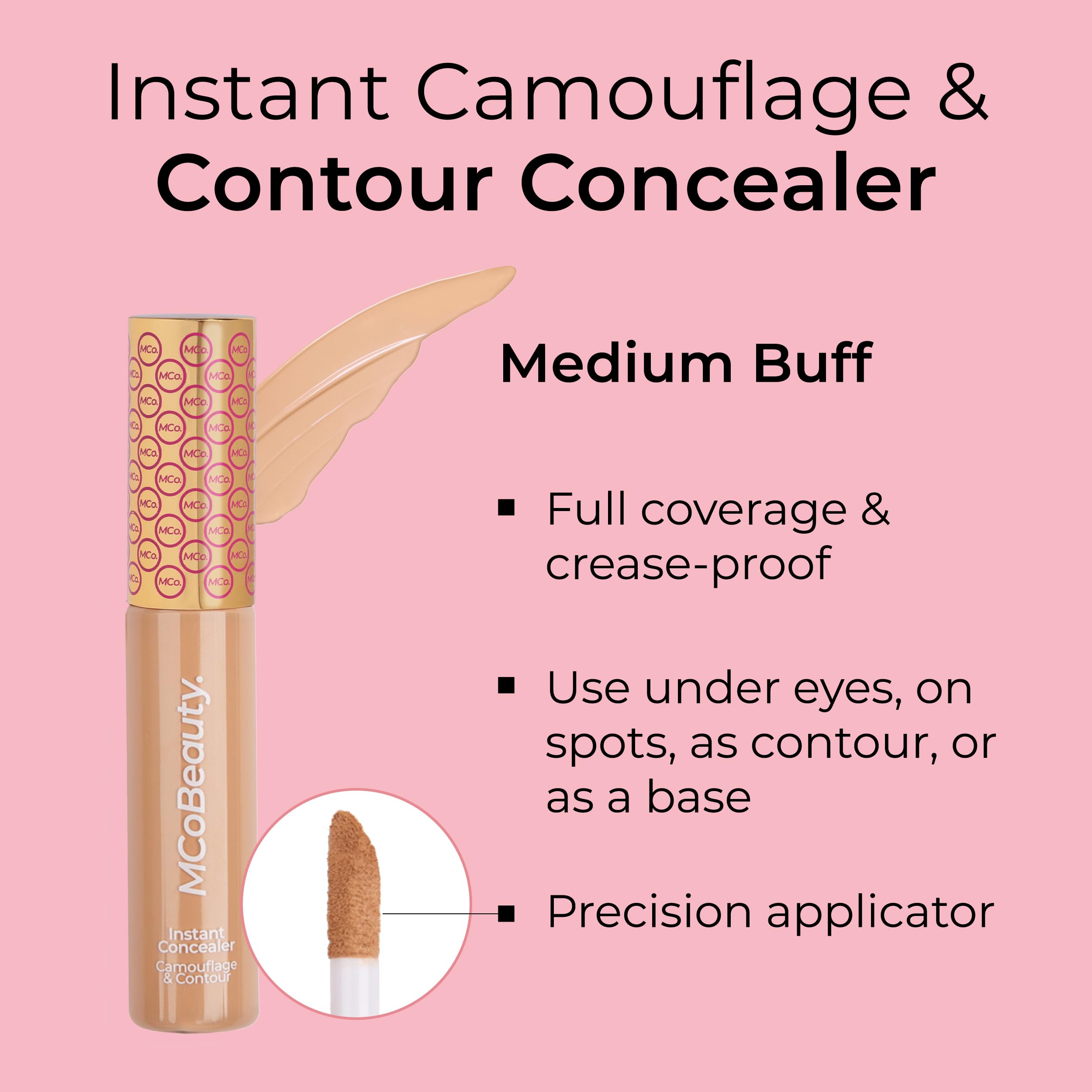 Foto 3 pulgar | Corrector Mcobeauty Instant Camouflage & Contour Medium Buff - Venta Internacional.