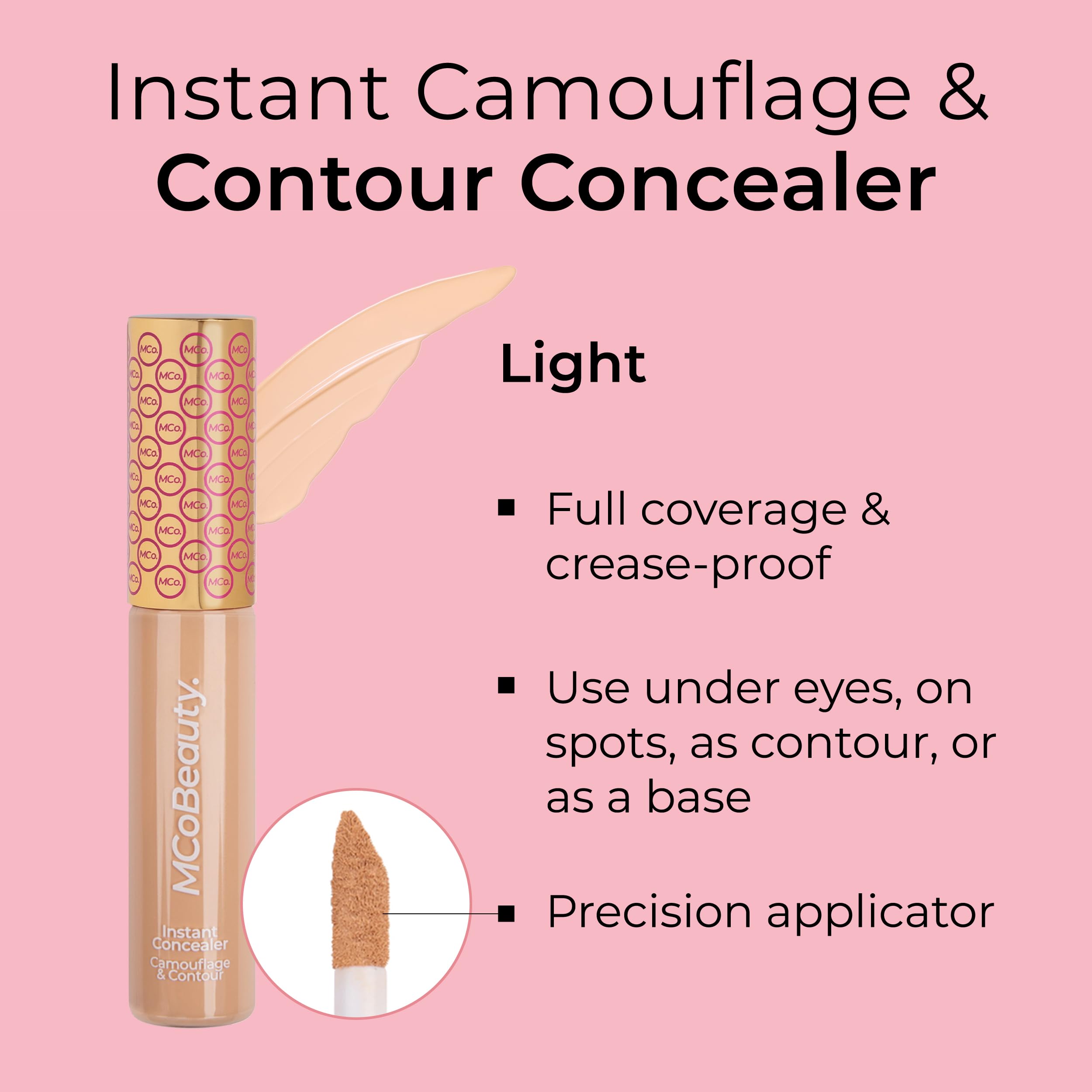 Foto 3 pulgar | Corrector Mcobeauty Instant Camouflage & Contour Light Vegan - Venta Internacional.