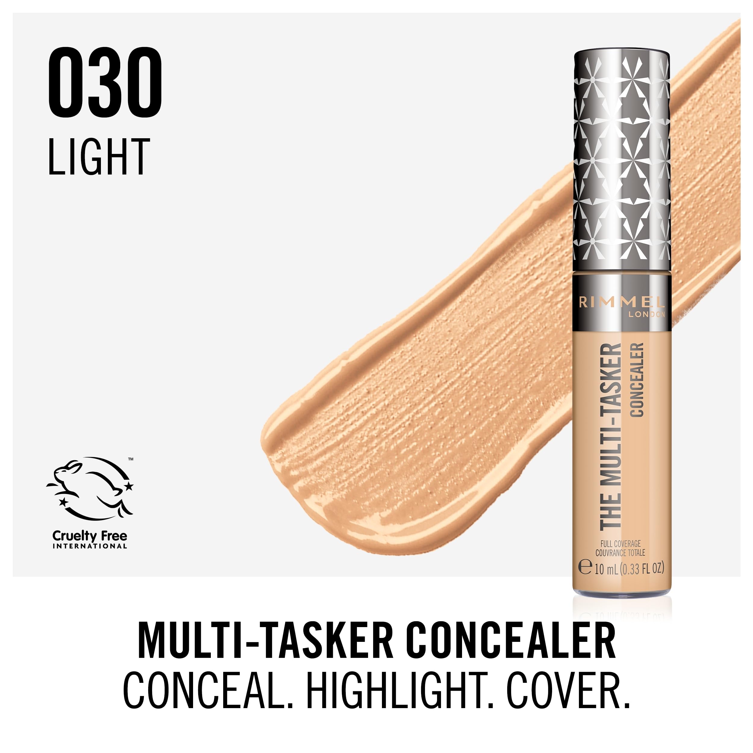 Foto 3 pulgar | Corrector Rimmel London Multi-tasker 030 Light, 10 Ml, Vegano - Venta Internacional.