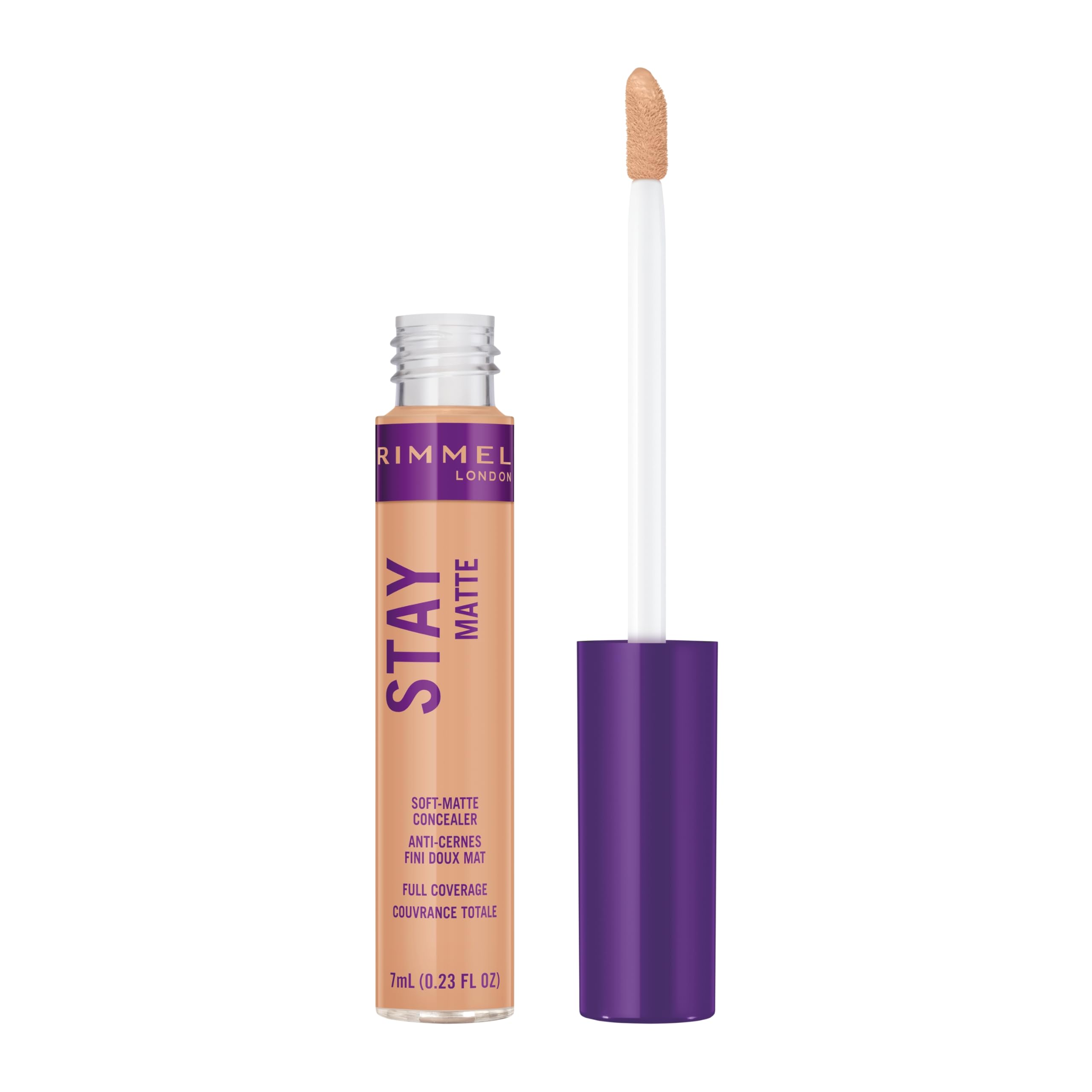 Corrector Rimmel London Stay Matte 161 Nude, 6,8 Ml, 24 Horas - Venta Internacional.