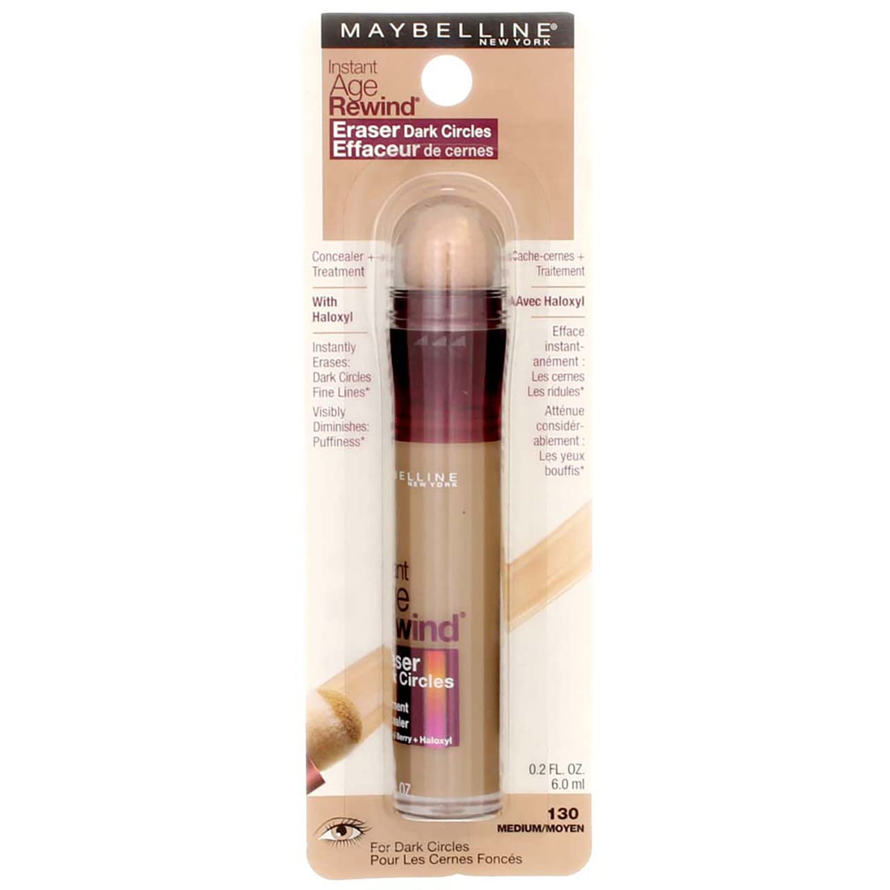 Foto 2 pulgar | Corrector Maybelline Instant Age Rewind Eraser, Tamaño Mediano, 6 Ml (x4) - Venta Internacional.