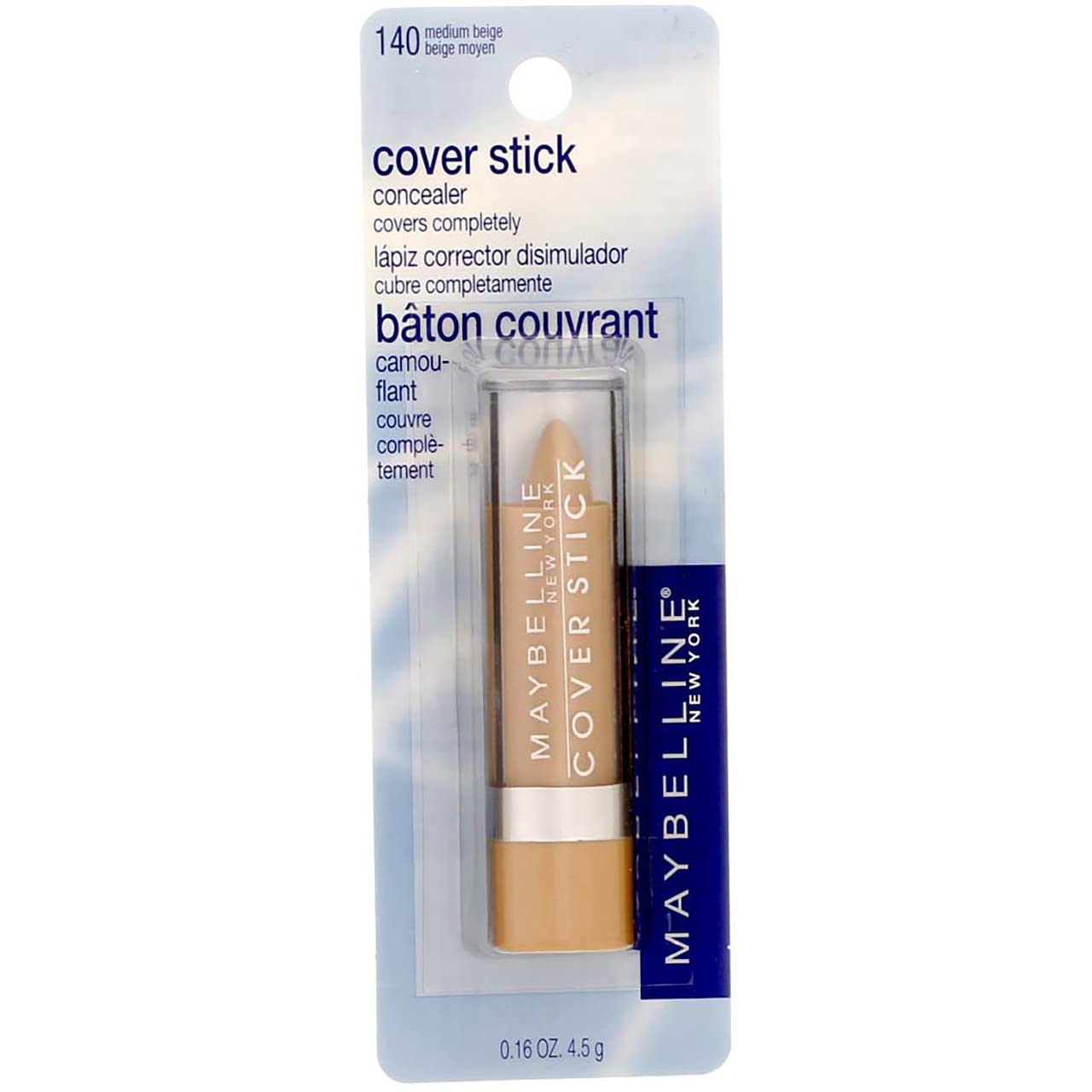 Corrector Maybelline Cover Stick Medium Beige 03 Impermeable - Venta Internacional.