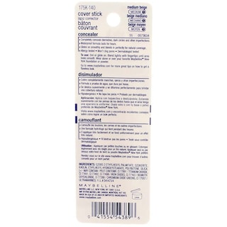 Foto 3 | Corrector Maybelline Cover Stick Medium Beige 03 Impermeable - Venta Internacional.