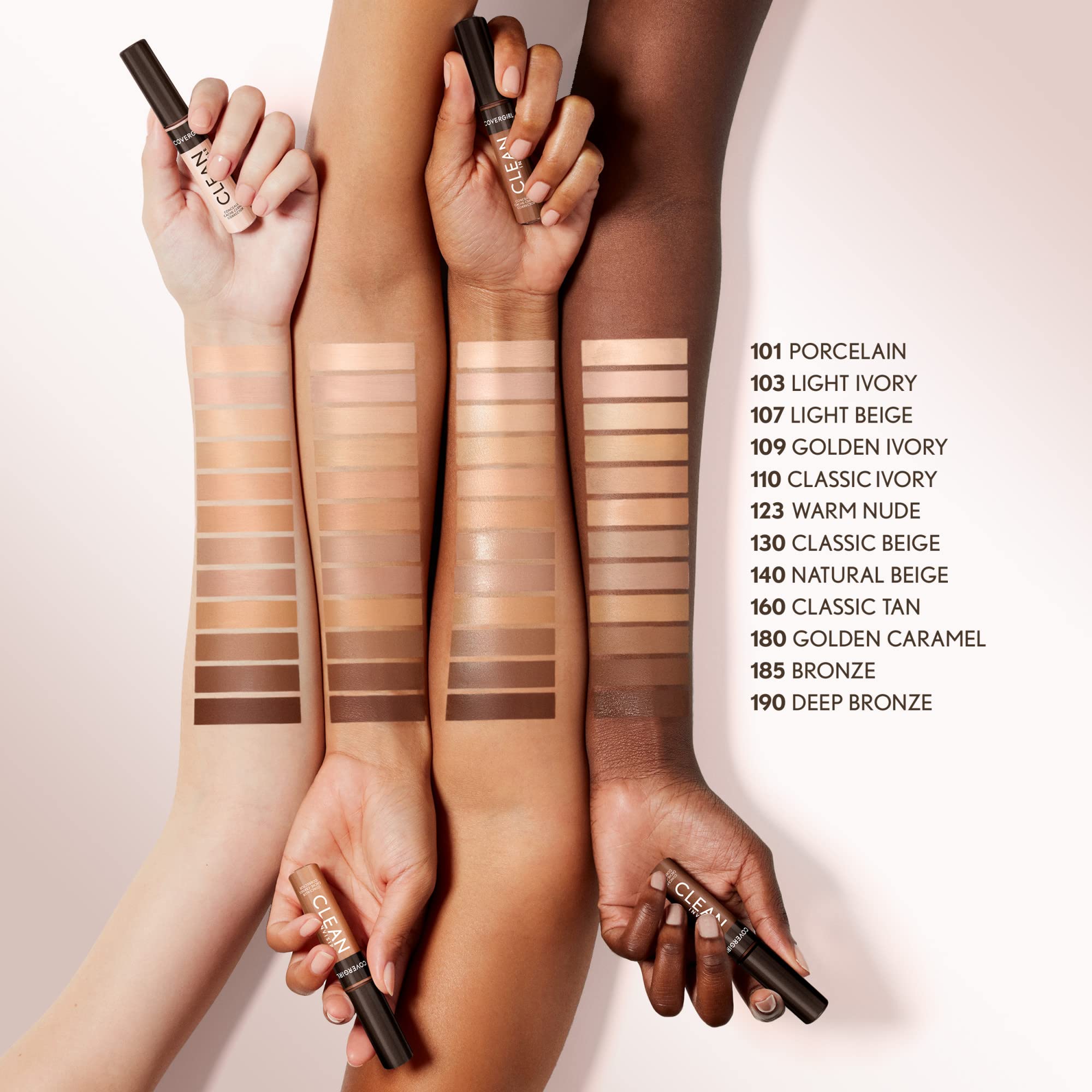 Foto 5 pulgar | Corrector Covergirl Clean Invisible Classic Tan 160, 6,8 Ml, Vegano - Venta Internacional.