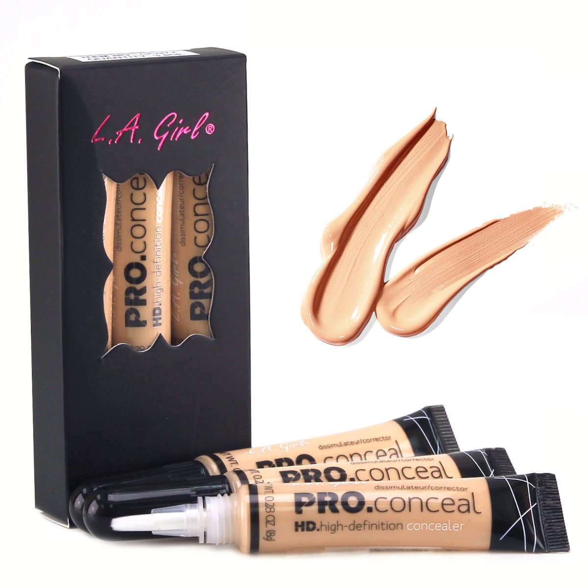 Corrector L.a. Girl Hd Conceal High Definition Pro, 13 Colores - Venta Internacional.