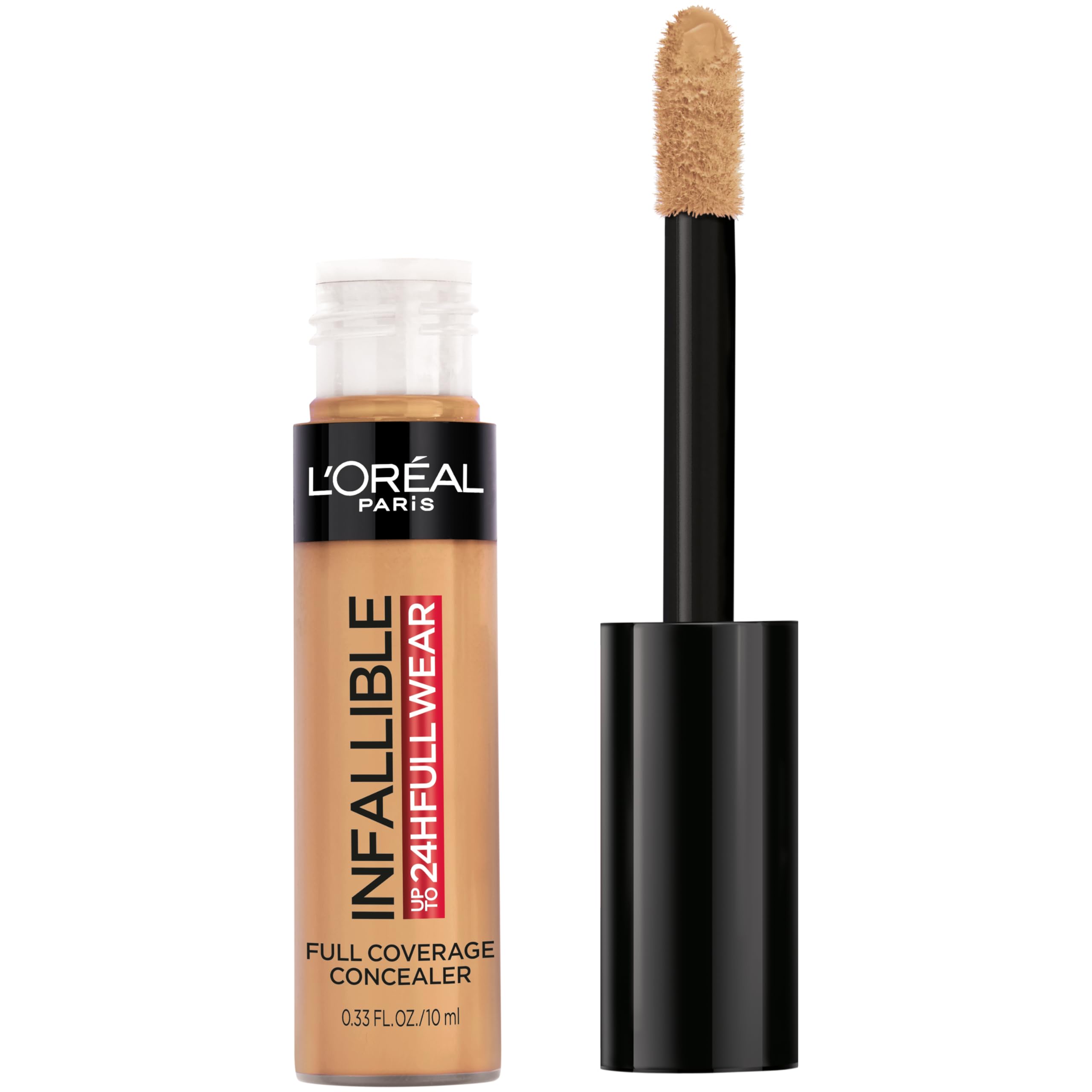 Corrector L'oreal Paris Infallible Para Uso Completo, Impermeable, Color Almendra - Venta Internacional.