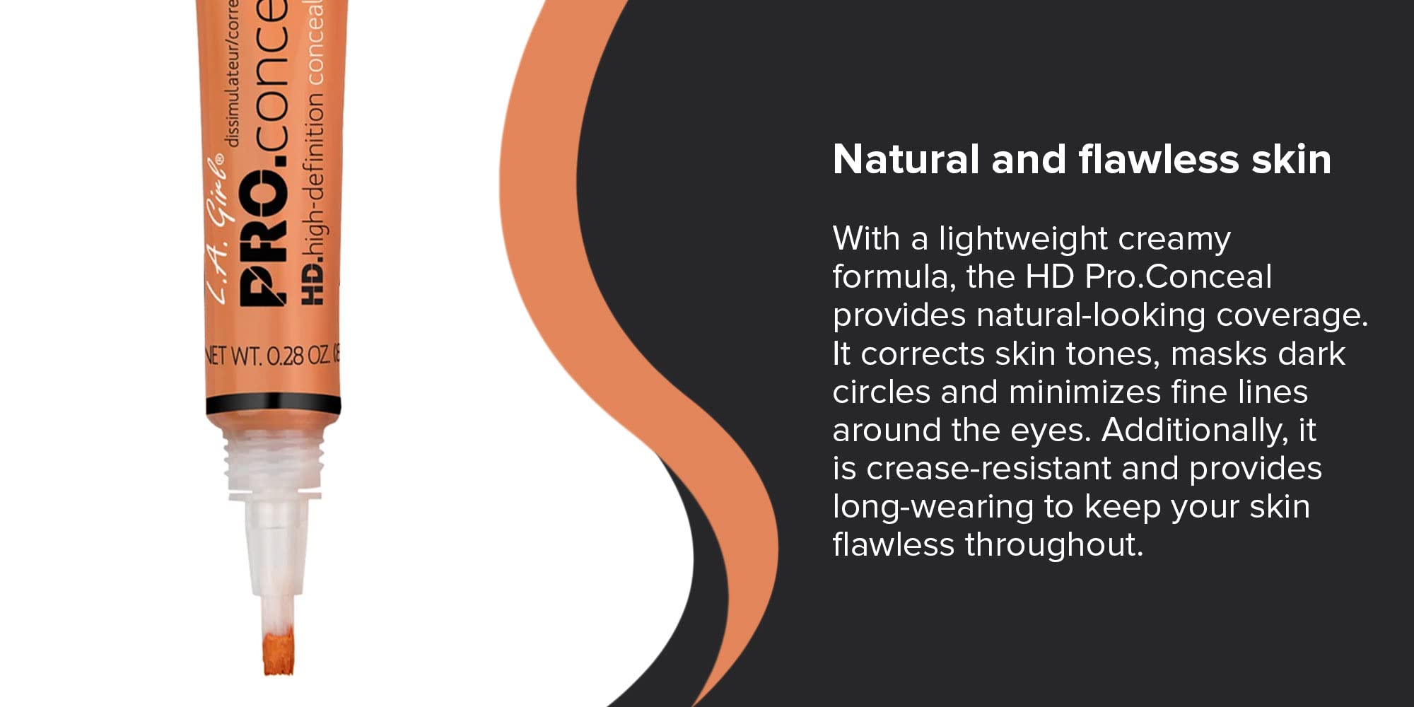 Foto 6 pulgar | Corrector L.a. Girl Pro Conceal Hd 8 Ml (corrector Naranja) - Venta Internacional.