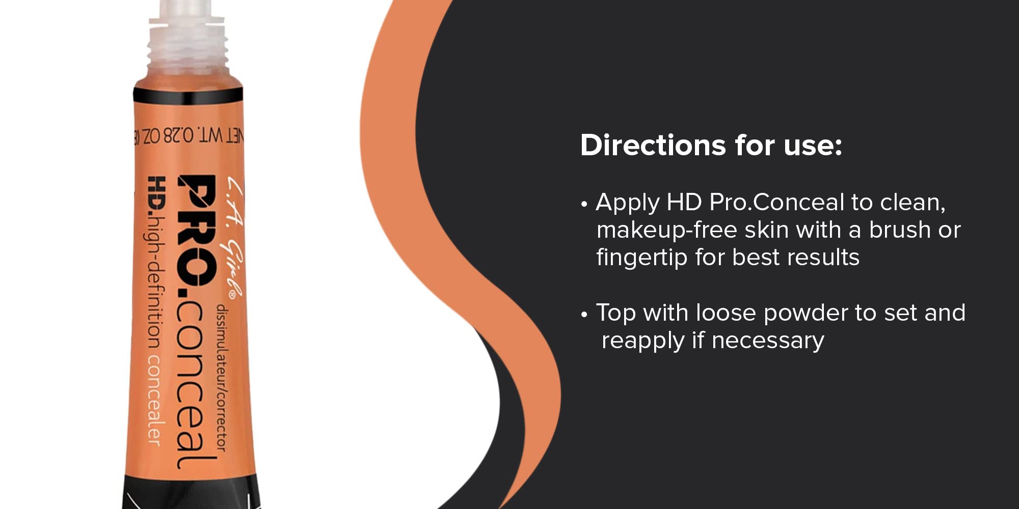 Foto 7 | Corrector L.a. Girl Pro Conceal Hd 8 Ml (corrector Naranja) - Venta Internacional.