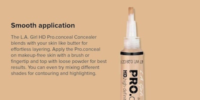 Foto 6 | Corrector L.a. Girl Pro De Alta Definición 16 Ml Gc 971 Classic Ivory - Venta Internacional.