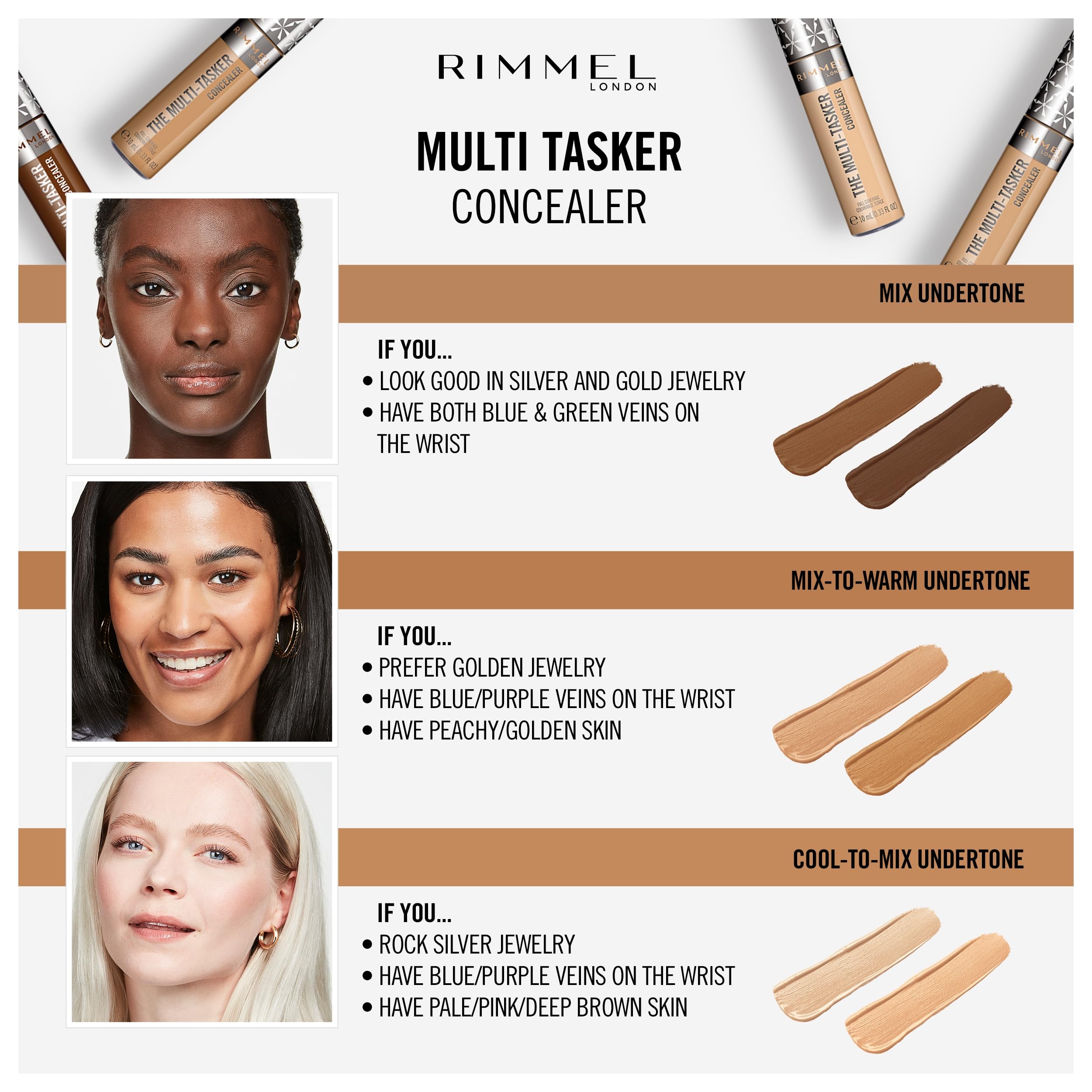 Foto 7 pulgar | Corrector Rimmel London Multitasker 040 Ivory, 10 Ml, Vegano - Venta Internacional.