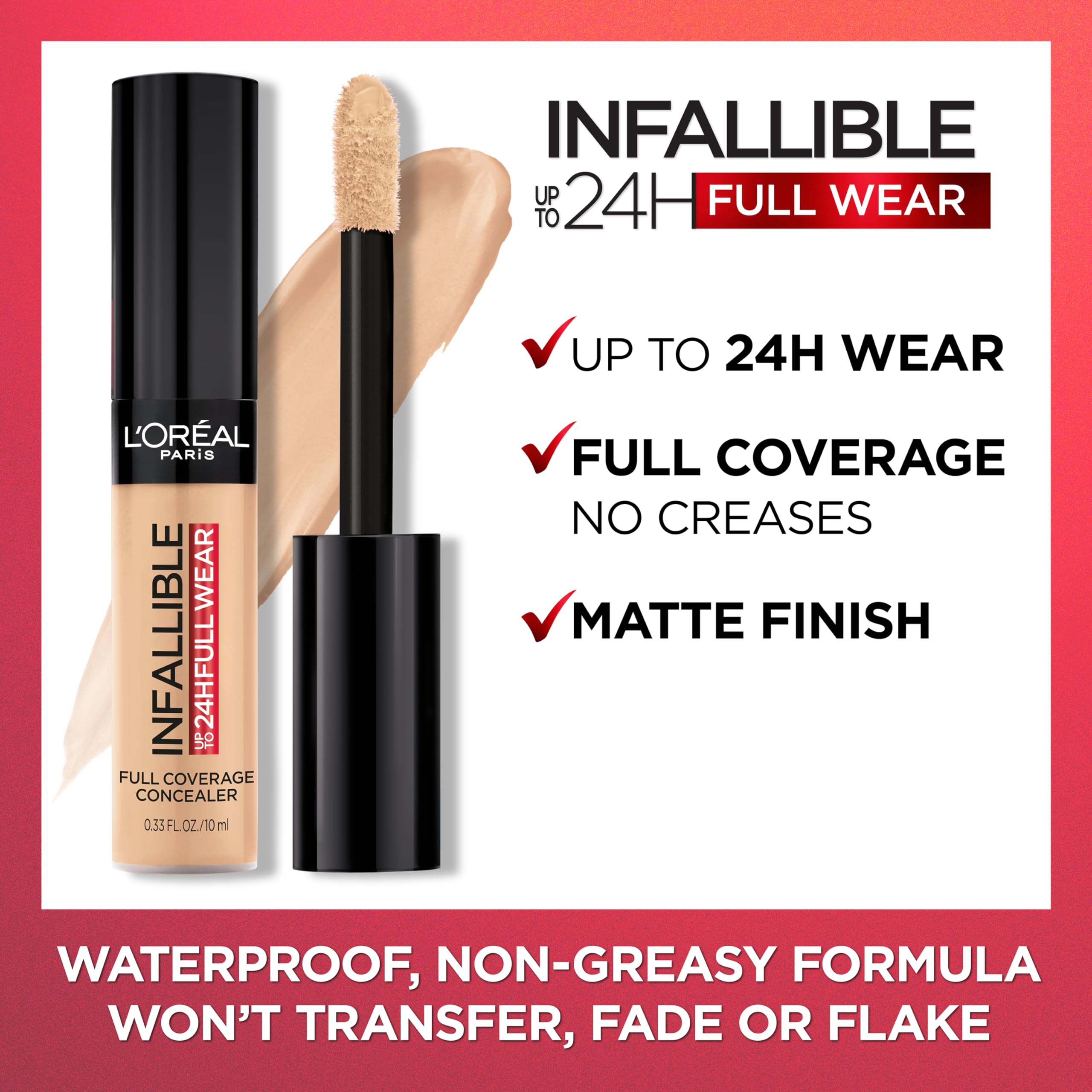 Foto 8 pulgar | Corrector L'oreal Paris Infallible Full Wear Waterproof Cocoa - Venta Internacional.