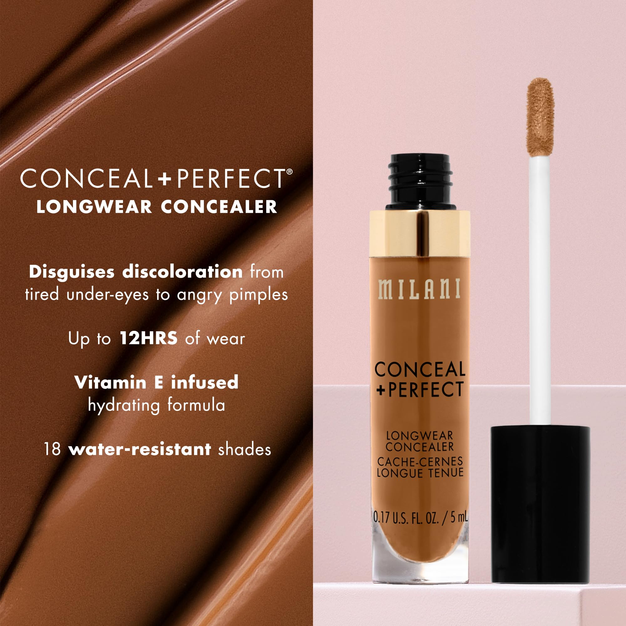 Foto 4 pulgar | Corrector Milani Conceal + Perfect Longwear Warm Tan, 5 Ml, Vegano - Venta Internacional.