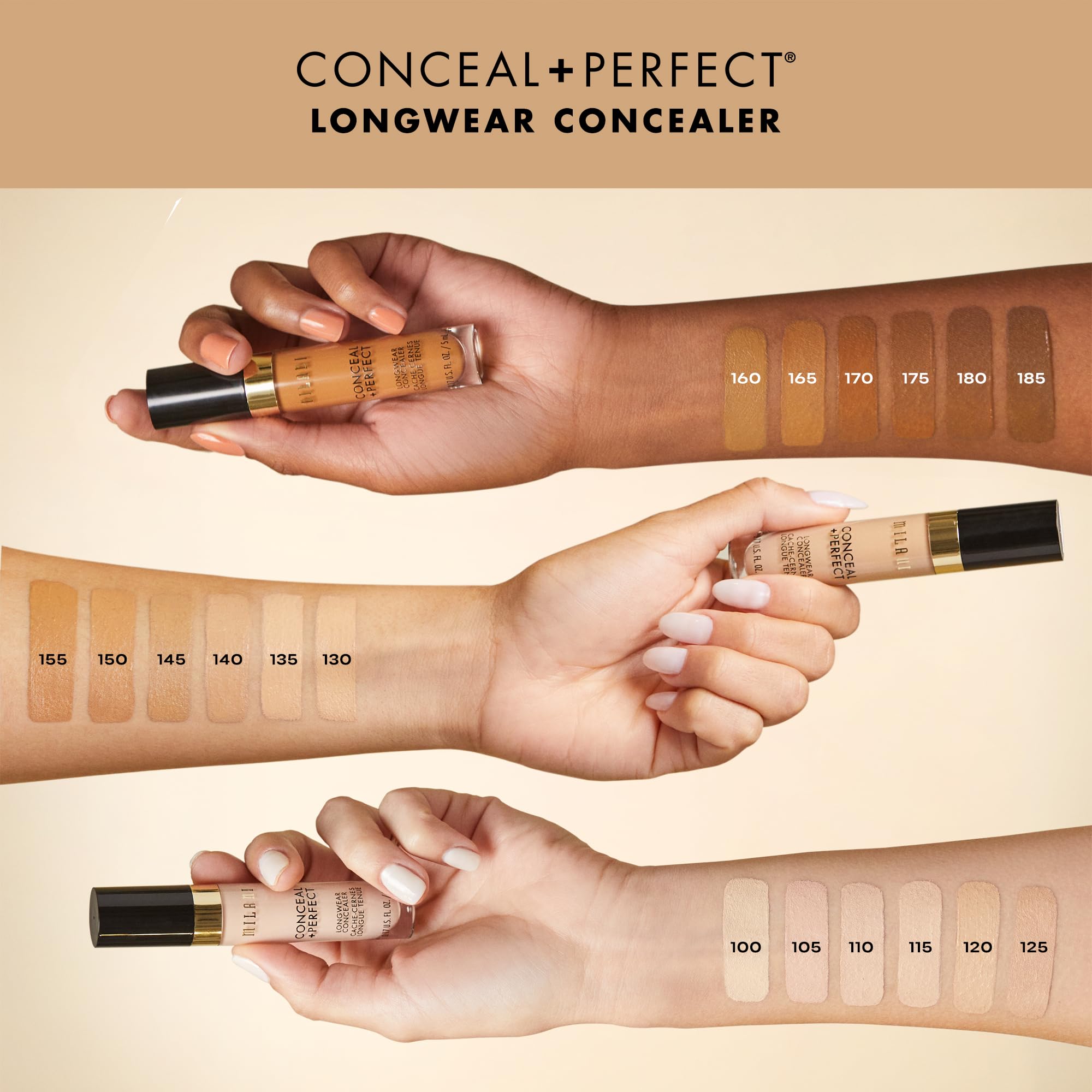 Foto 5 pulgar | Corrector Milani Conceal + Perfect Longwear Warm Tan, 5 Ml, Vegano - Venta Internacional.