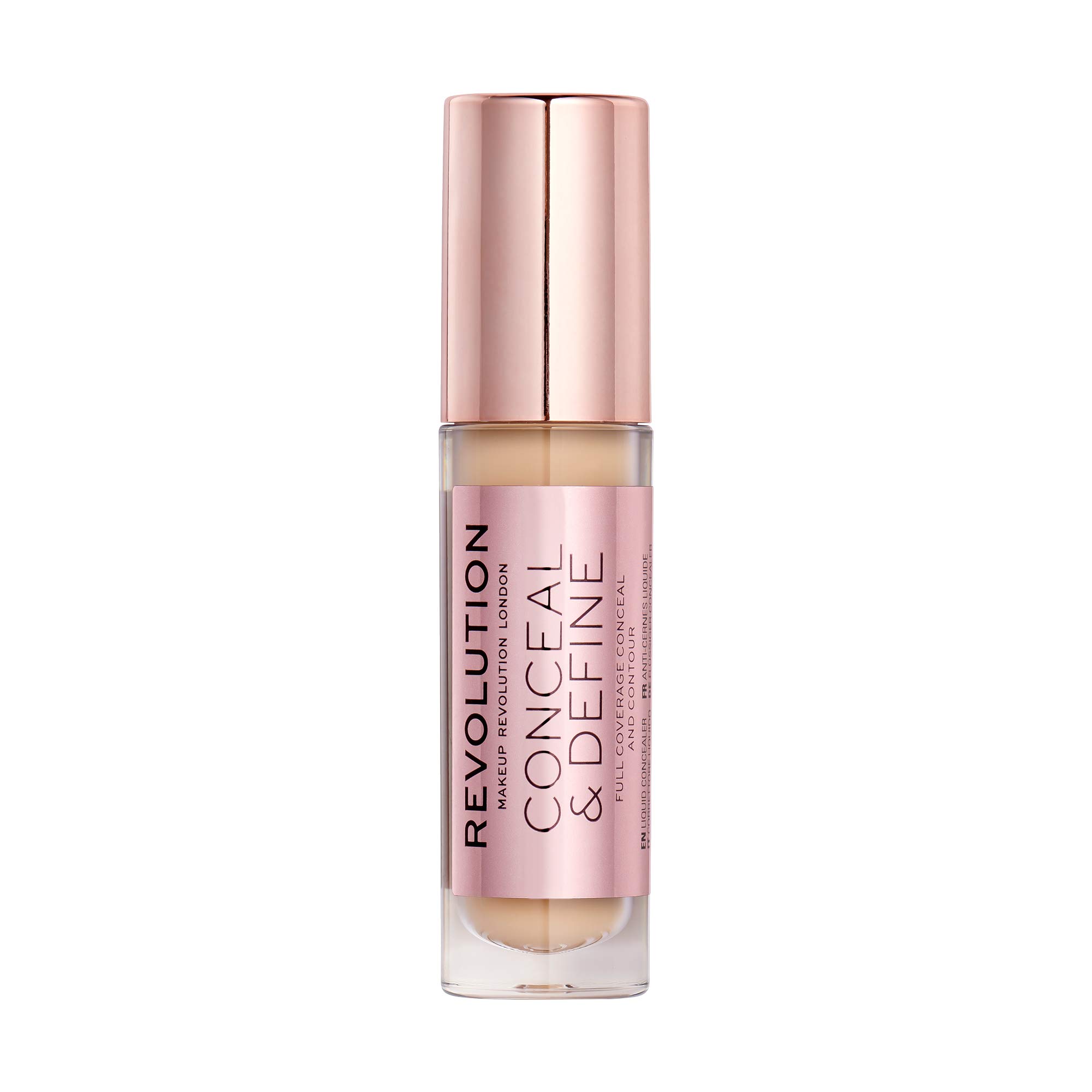 Foto 2 pulgar | Corrector Makeup Revolution Conceal & Define C5, 4 Ml, Para Piel Clara - Venta Internacional.