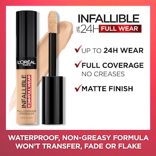 Foto 7 | Corrector L'oreal Paris Infallible Para Uso Completo, Impermeable, Color Caramelo - Venta Internacional.