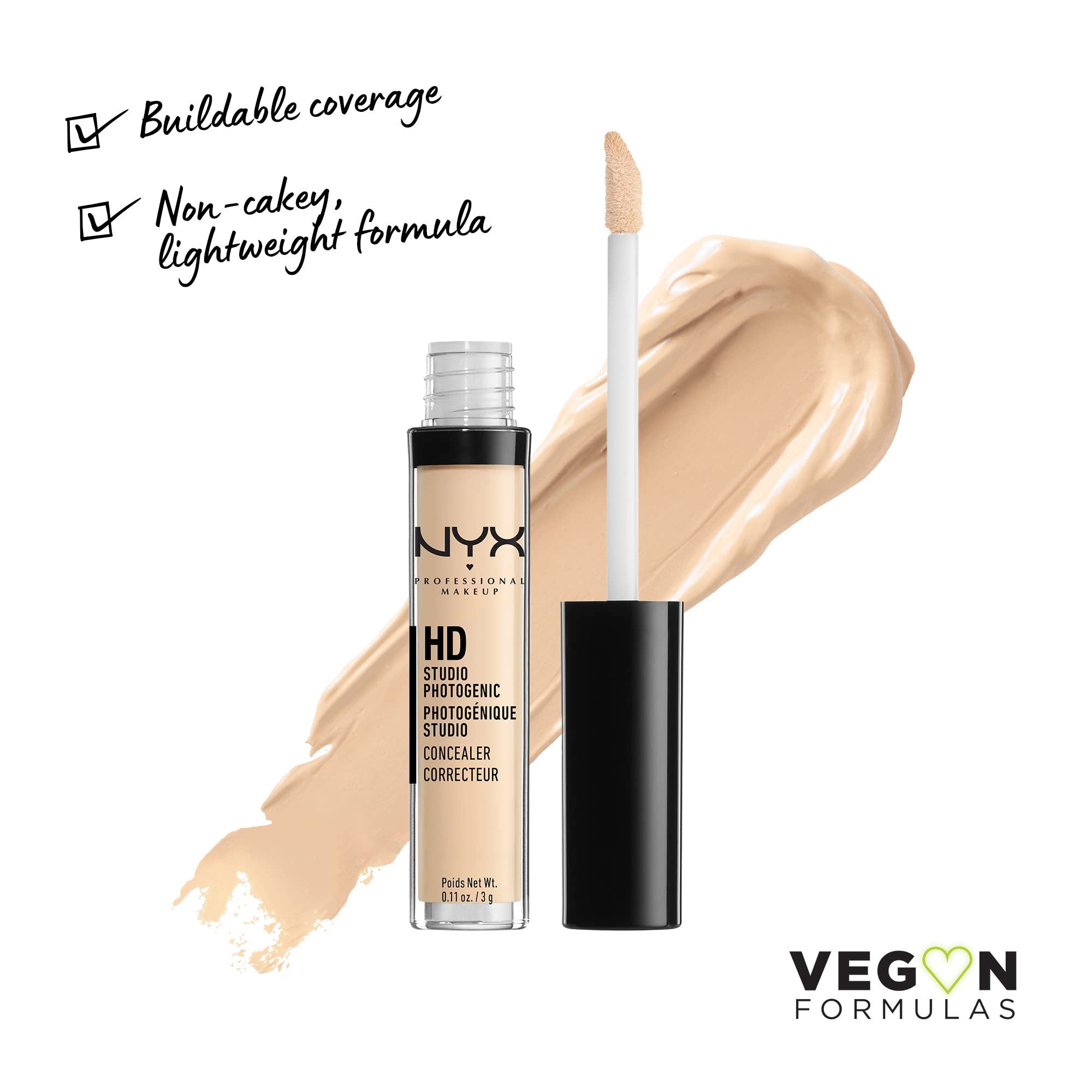 Foto 3 pulgar | Corrector Nyx Professional Makeup Hd Studio Photogenic Alabaster - Venta Internacional.