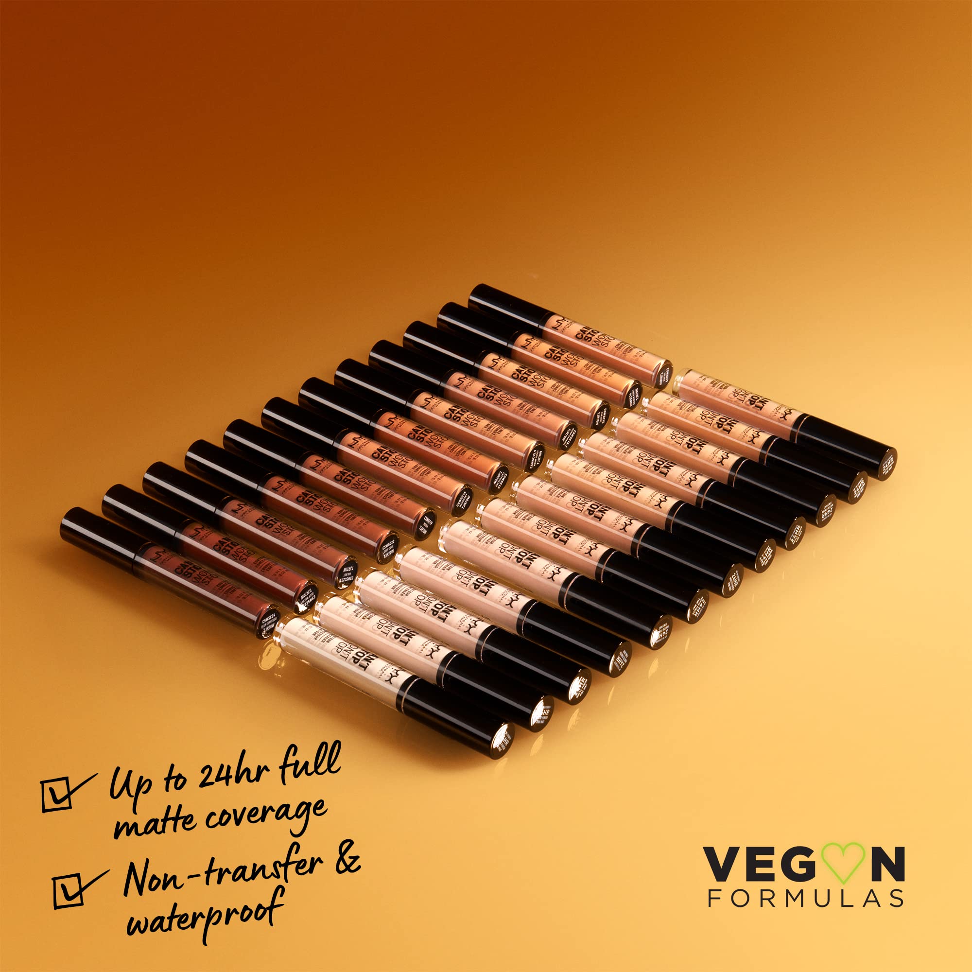 Foto 3 pulgar | Corrector Nyx Professional Makeup Can't Stop Won't Stop Caramel - Venta Internacional.