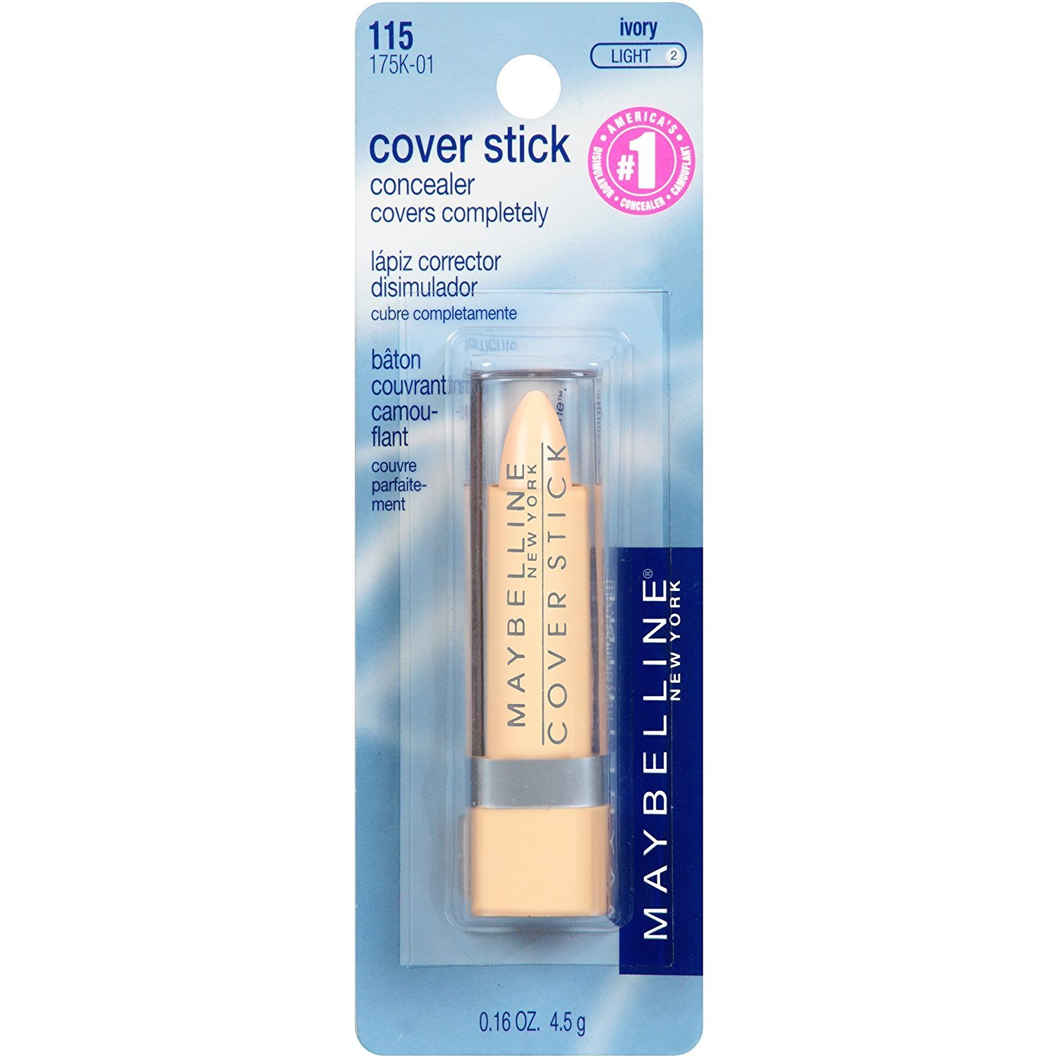 Foto 2 pulgar | Corrector Maybelline Cover Stick, Color Marfil, Paquete De 2 - Venta Internacional.