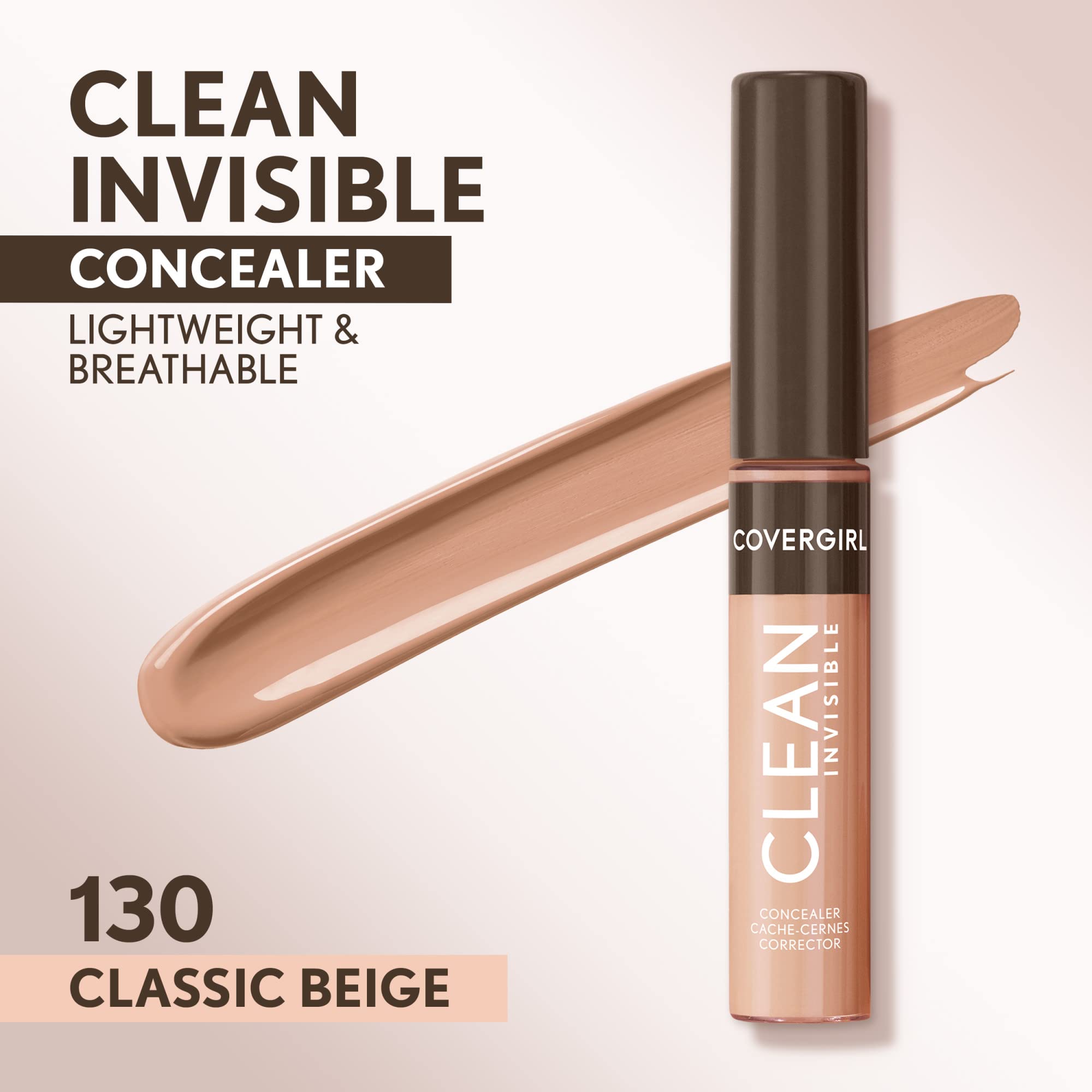 Foto 3 pulgar | Corrector Covergirl Clean Invisible, Ligero, Vegano, 6,5 Ml - Venta Internacional.