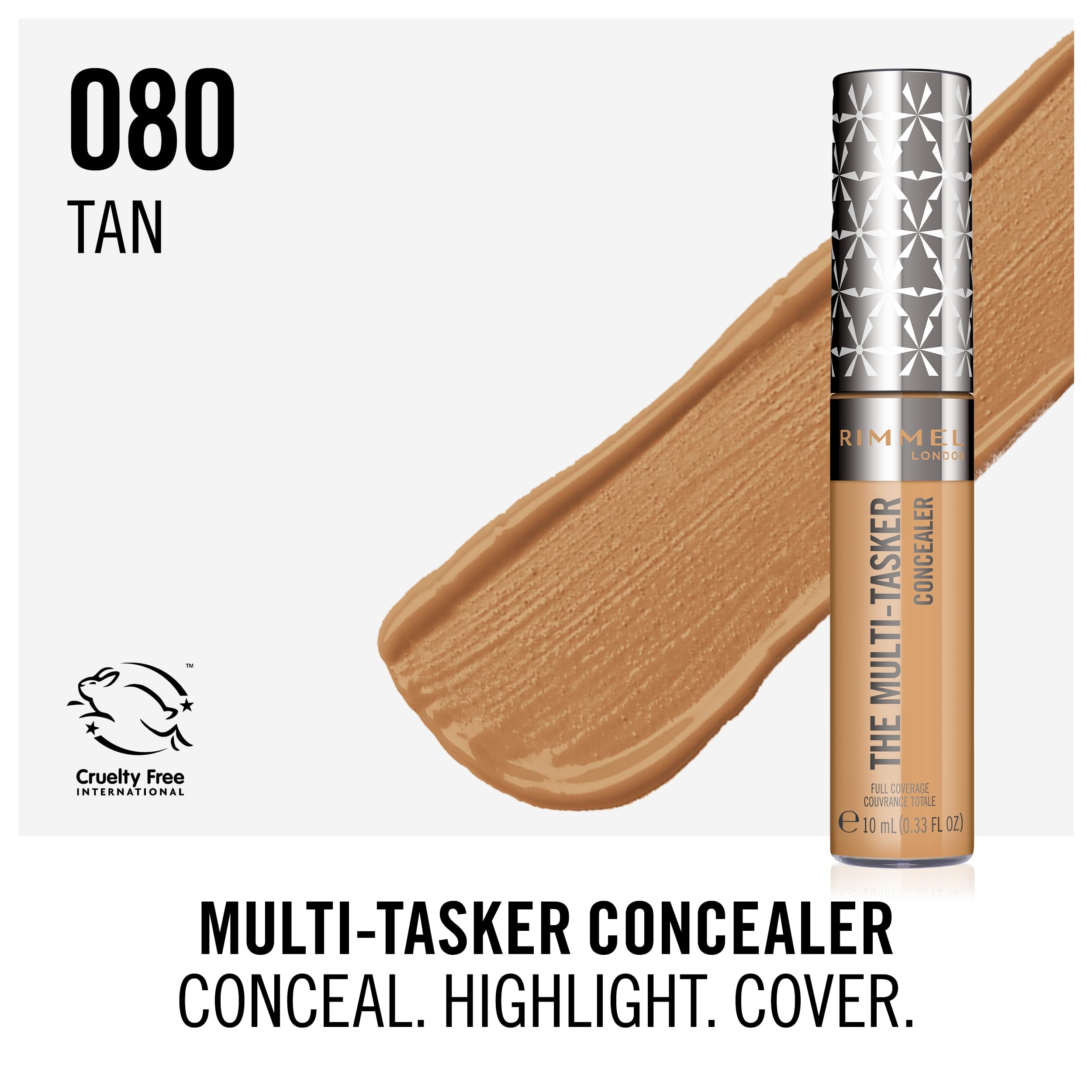 Foto 3 pulgar | Corrector Rimmel London Multitasker 080 Tan, 10 Ml, Vegano - Venta Internacional.