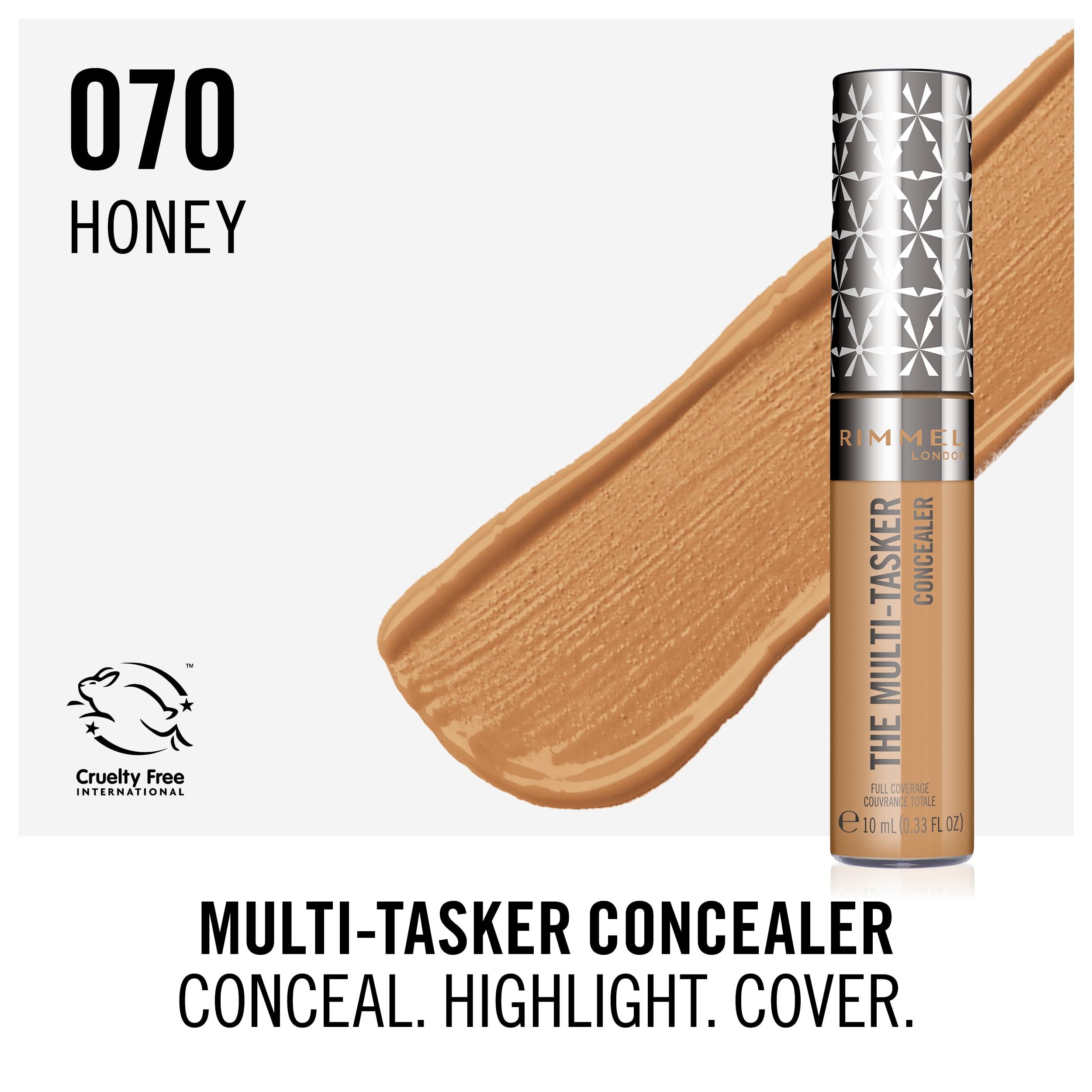 Foto 3 pulgar | Corrector Rimmel London Multi-tasker 070 Honey, 10 Ml, Vegano - Venta Internacional.