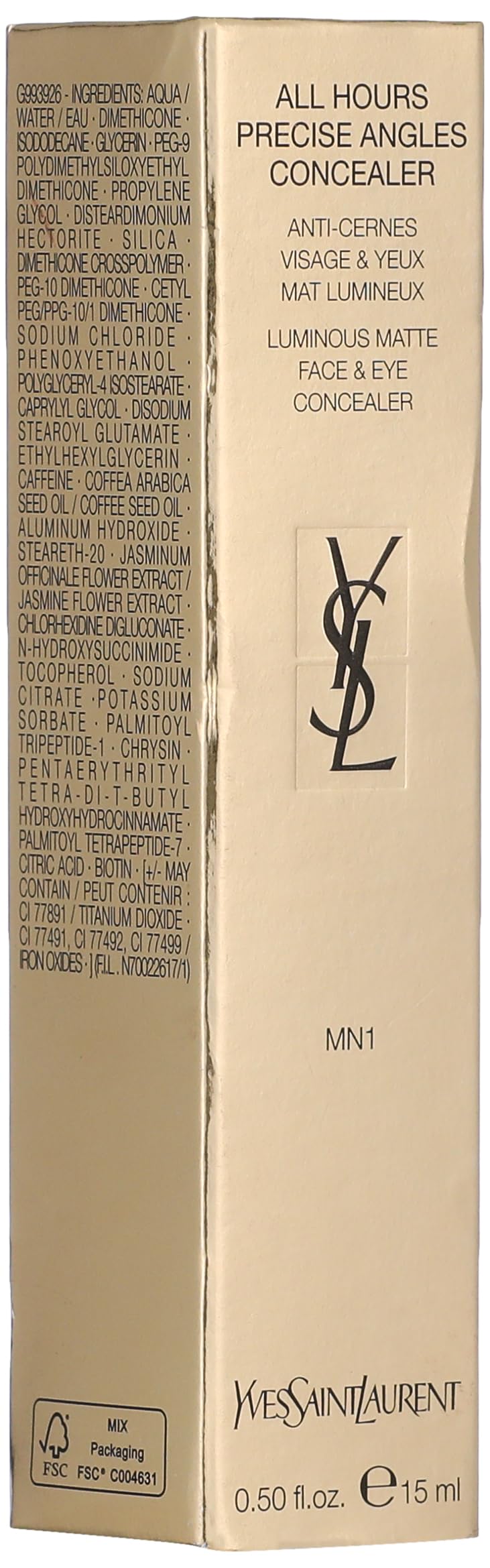 Foto 3 pulgar | Corrector Yves Saint Laurent All Hours Creaseless Mn1 - Venta Internacional.