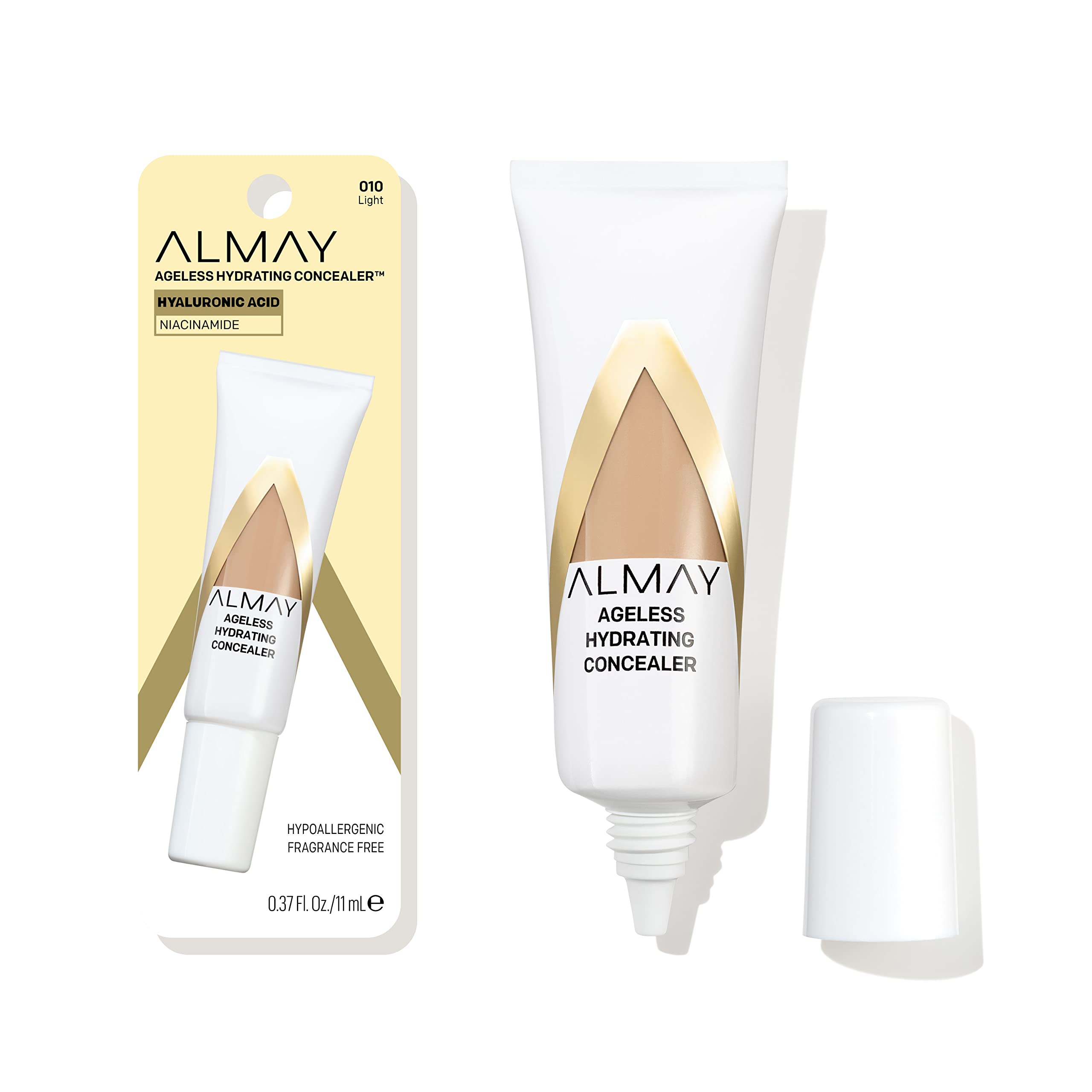 Foto 2 pulgar | Corrector Almay Anti-aging 010 Light 11 Ml Con Ácido Hialurónico - Venta Internacional.