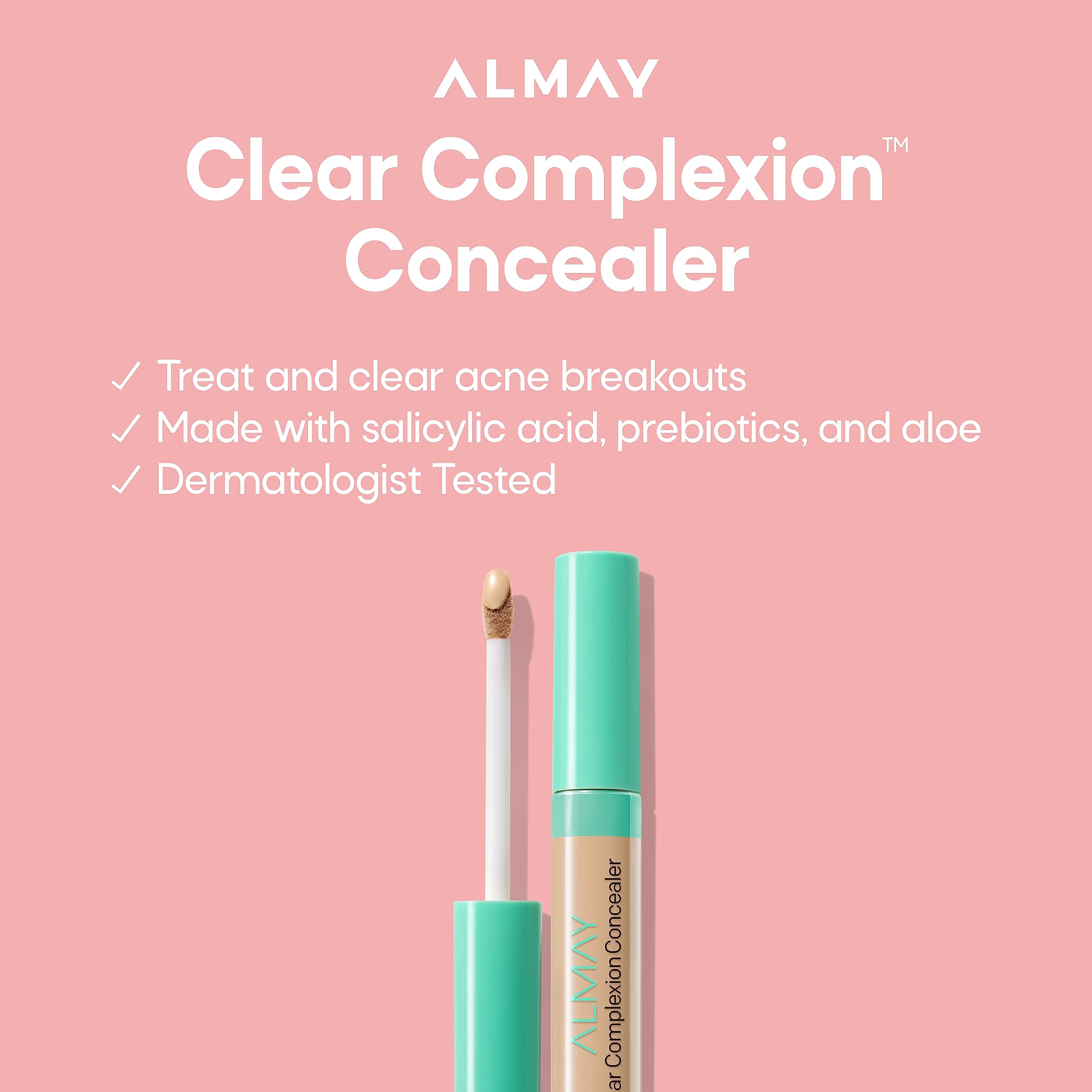 Foto 4 pulgar | Corrector Almay Clear Complexion, Tratamiento Para El Acné, 8 Ml, Tamaño Medio/profundo - Venta Internacional.