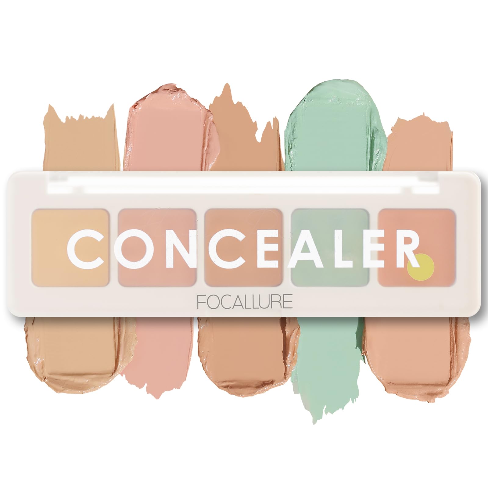 Paleta Correctora De Color Focallure, 5 Colores, Vegana - Venta Internacional.