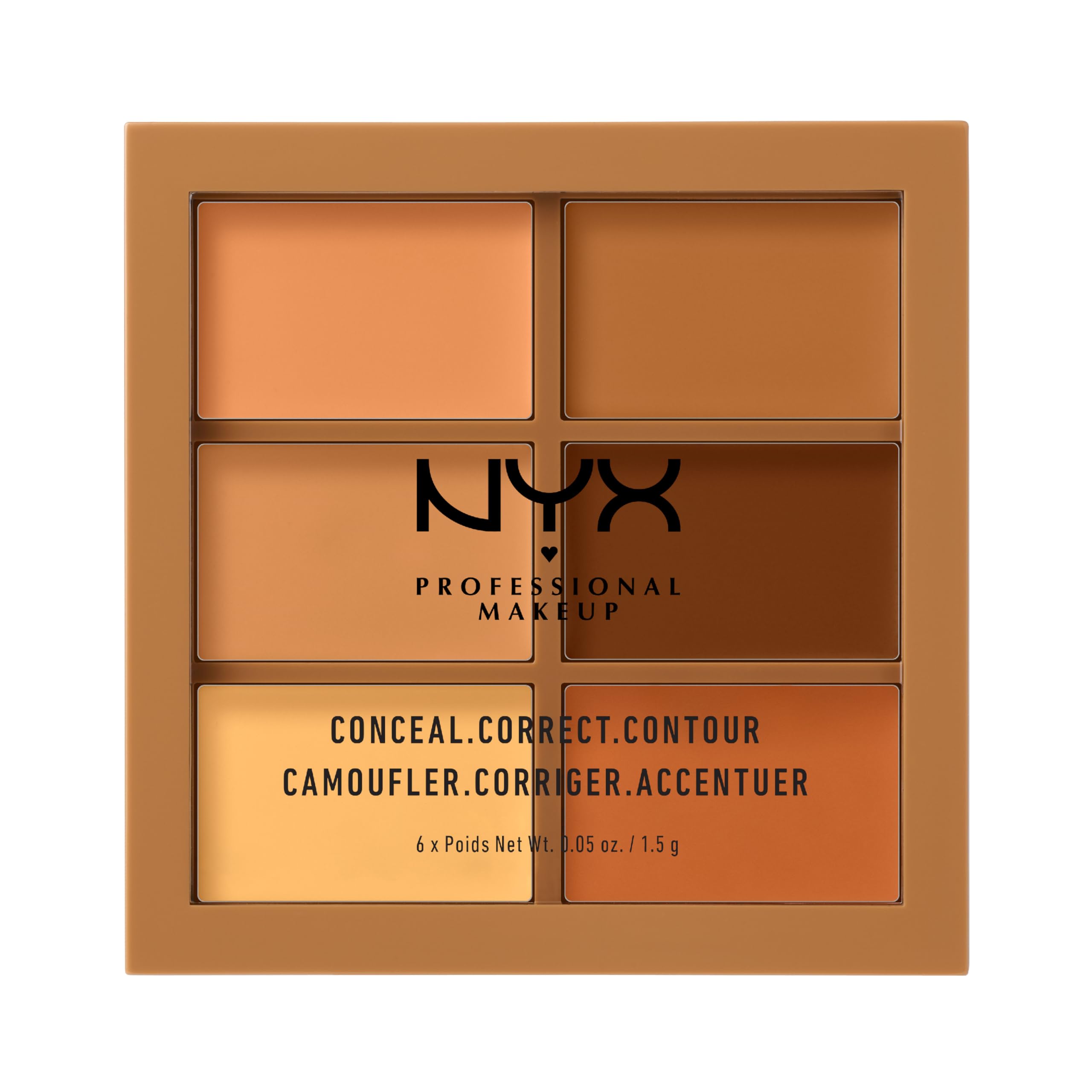 Foto 2 pulgar | Paleta De Contorno Conceal Correct Nyx Professional Makeup Deep - Venta Internacional.