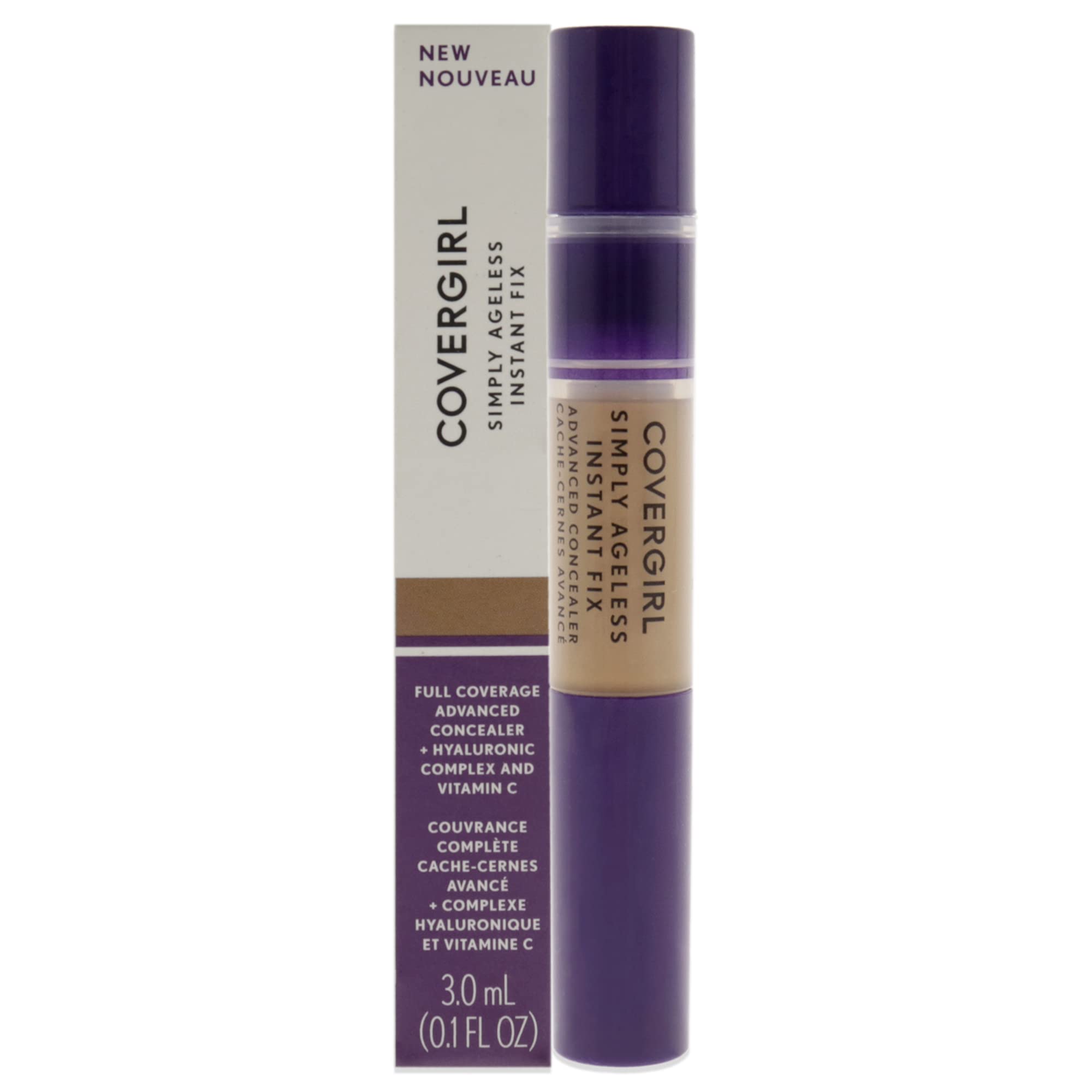 Foto 2 pulgar | Corrector Covergirl Simply Ageless Instant Fix Caramel - Venta Internacional.