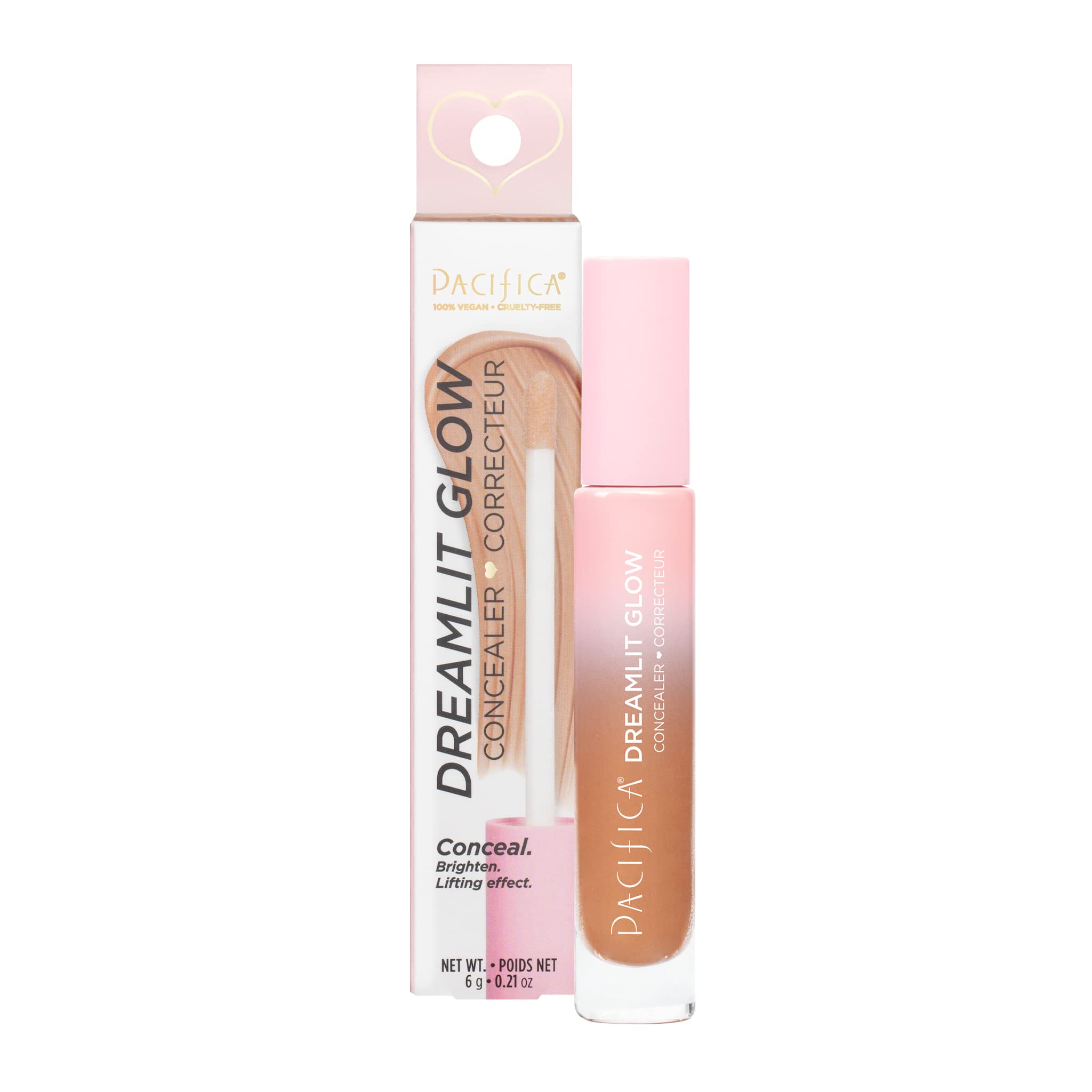 Corrector Pacifica Beauty Dreamlit Glow Shade 07 Vegan Tan - Venta Internacional.