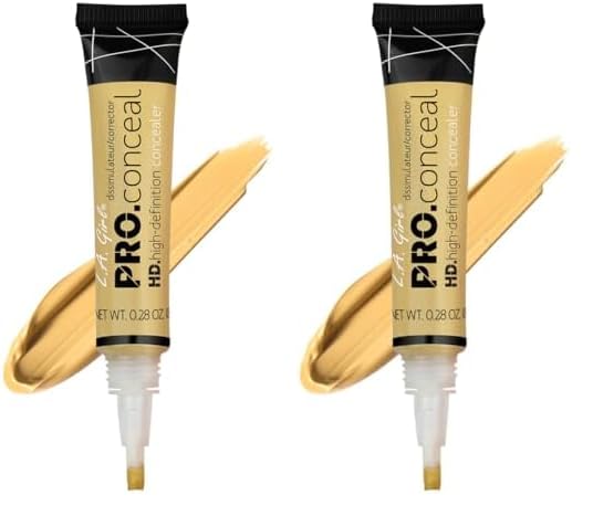 Corrector Amarillo Concealer L.a. Girl Pro Conceal Hd, 8 Ml (x2) - Venta Internacional.