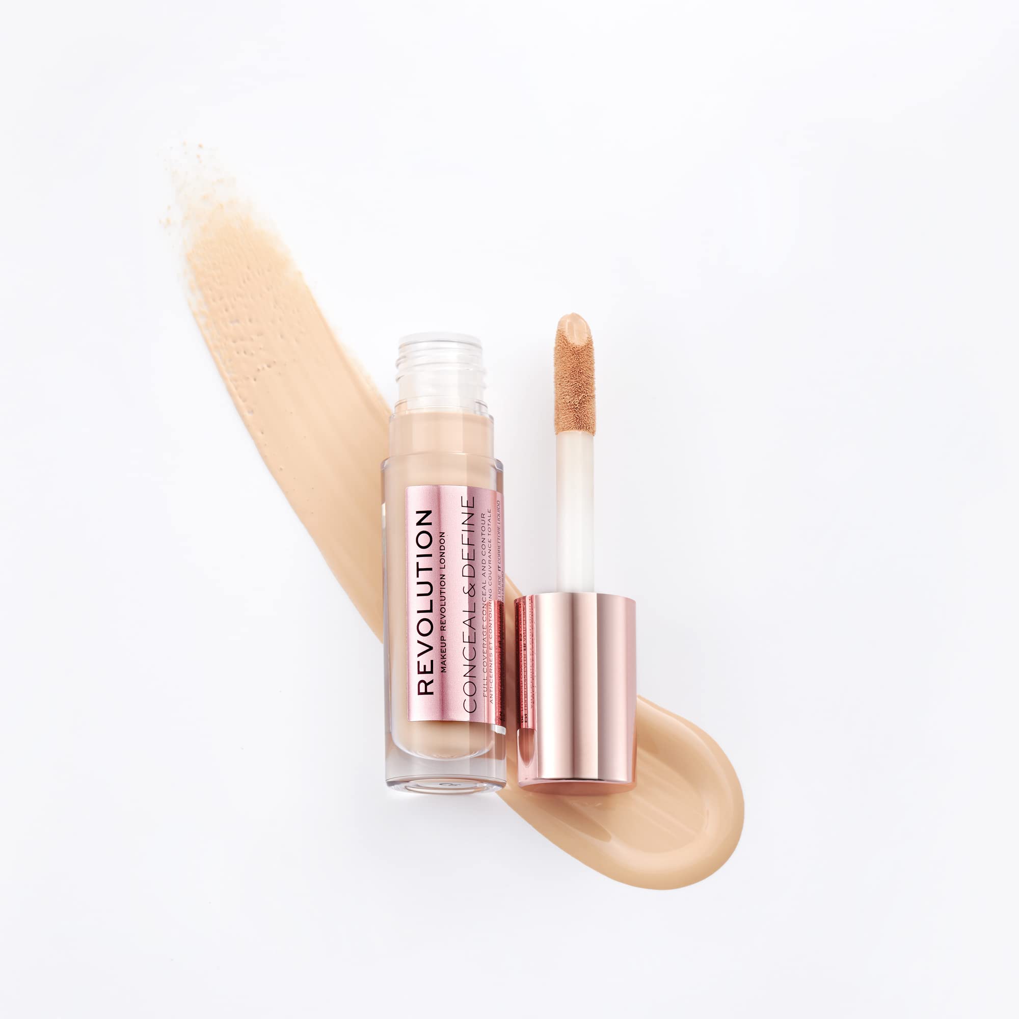 Foto 4 pulgar | Concealer Makeup Revolution Conceal & Define C6 De Cobertura Total - Venta Internacional.