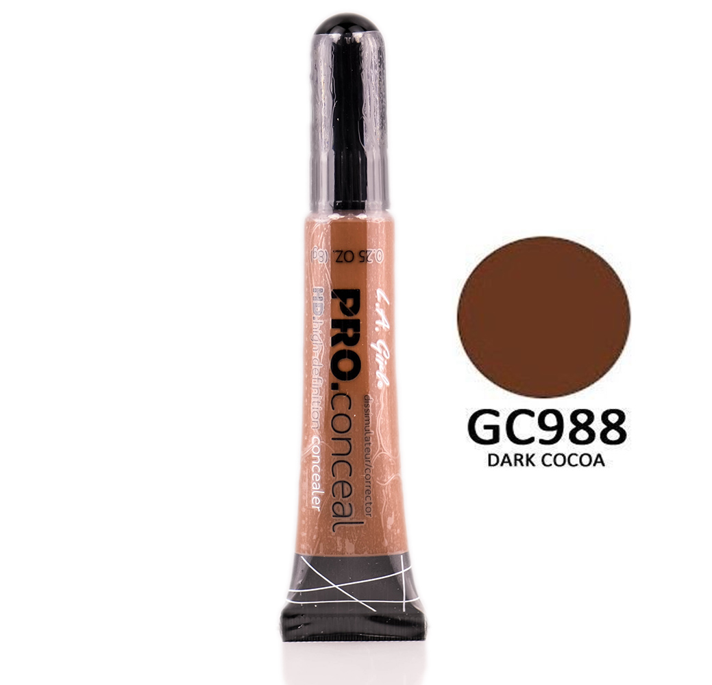 Corrector La Girl Pro Conceal Hd Dark Cocoa Gc988 - Venta Internacional.