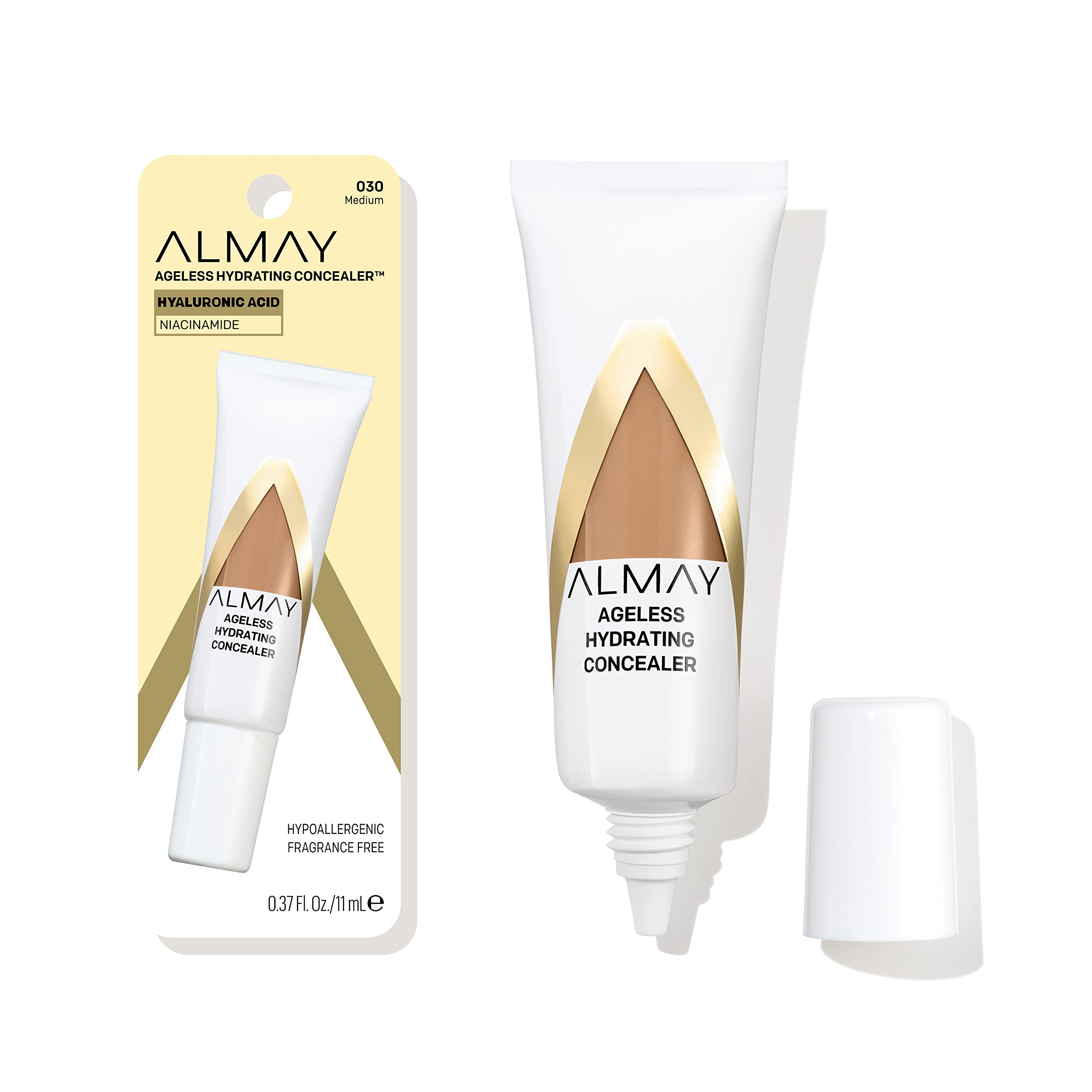 Corrector Almay Anti-aging 030 Medium 11 Ml Con Ácido Hialurónico - Venta Internacional.