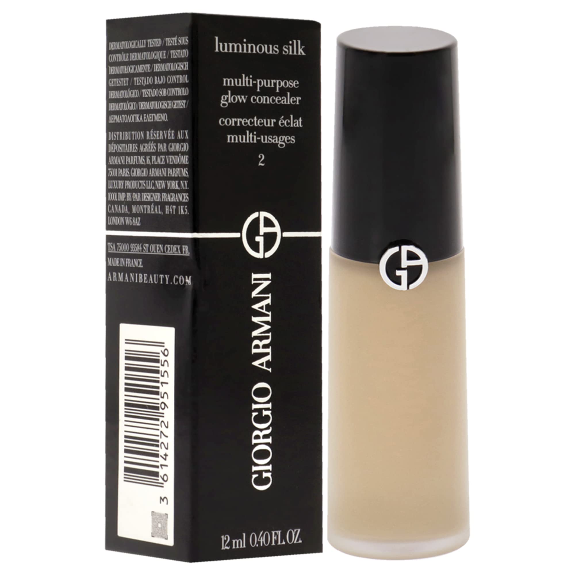 Foto 4 pulgar | Corrector Giorgio Armani Luminous Silk 2, Muy Claro, 12 Ml, Para Mujer - Venta Internacional.