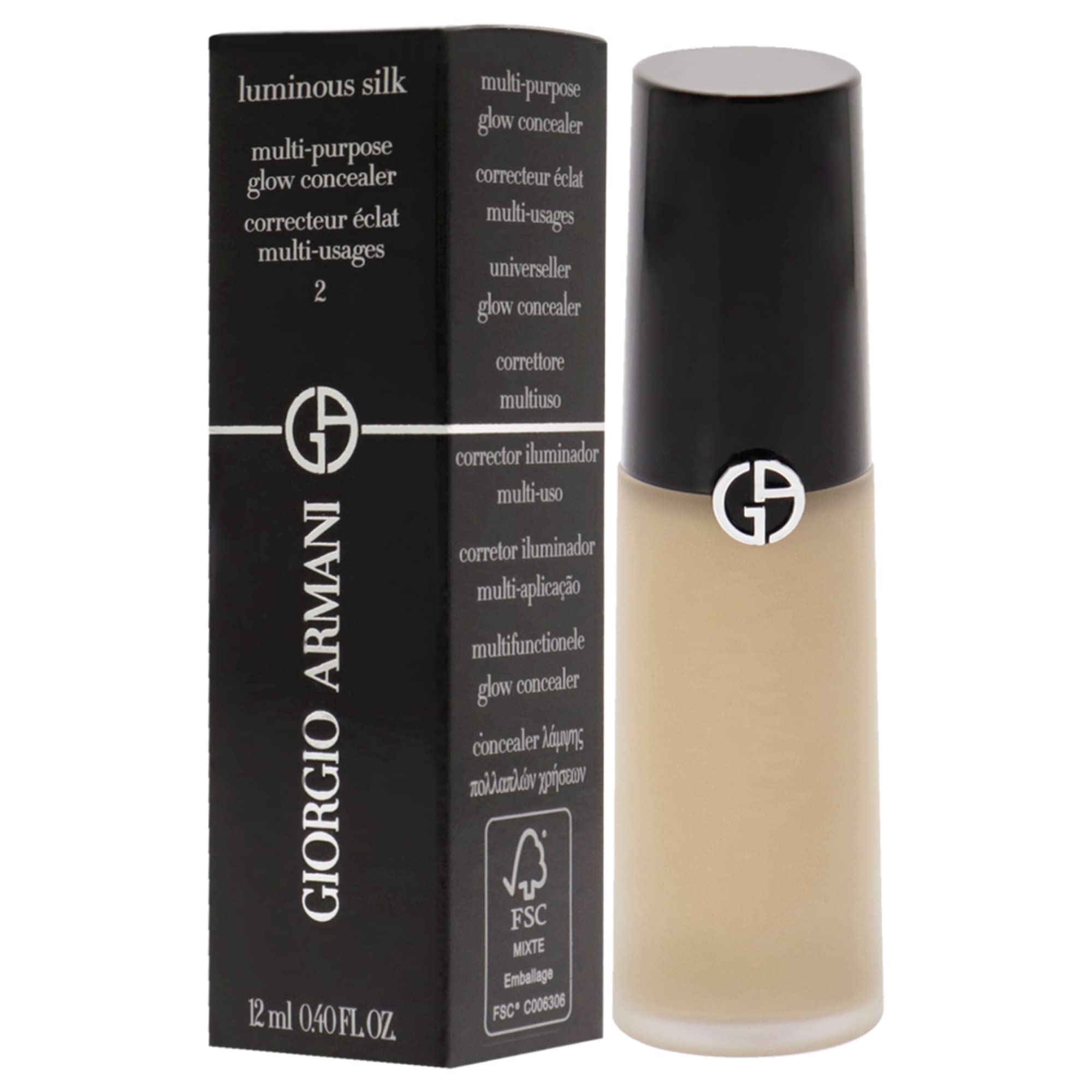 Foto 5 pulgar | Corrector Giorgio Armani Luminous Silk 2, Muy Claro, 12 Ml, Para Mujer - Venta Internacional.