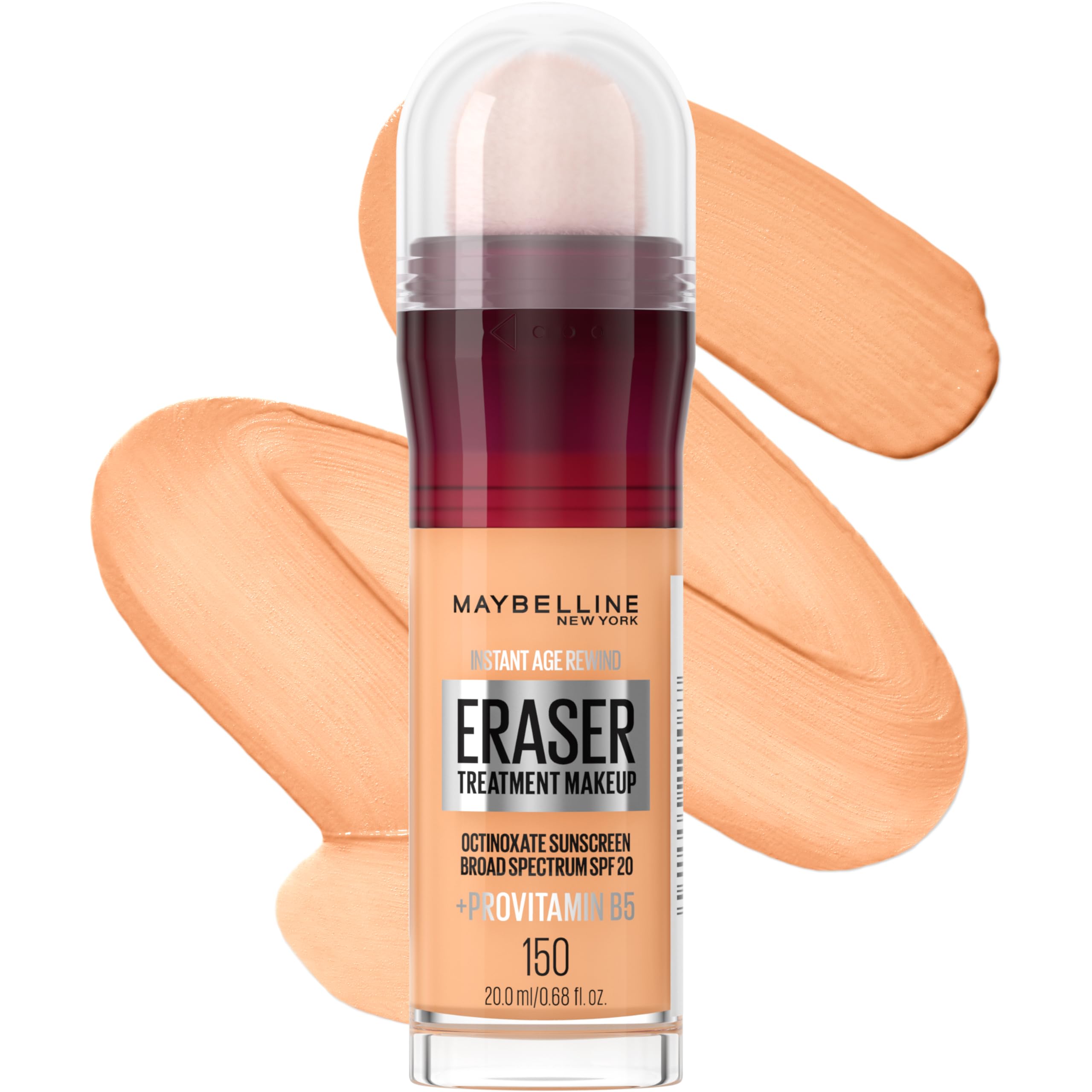 Borrador Foundation Maybelline Instant Age Rewind, Spf 20, 150 Ml - Venta Internacional.