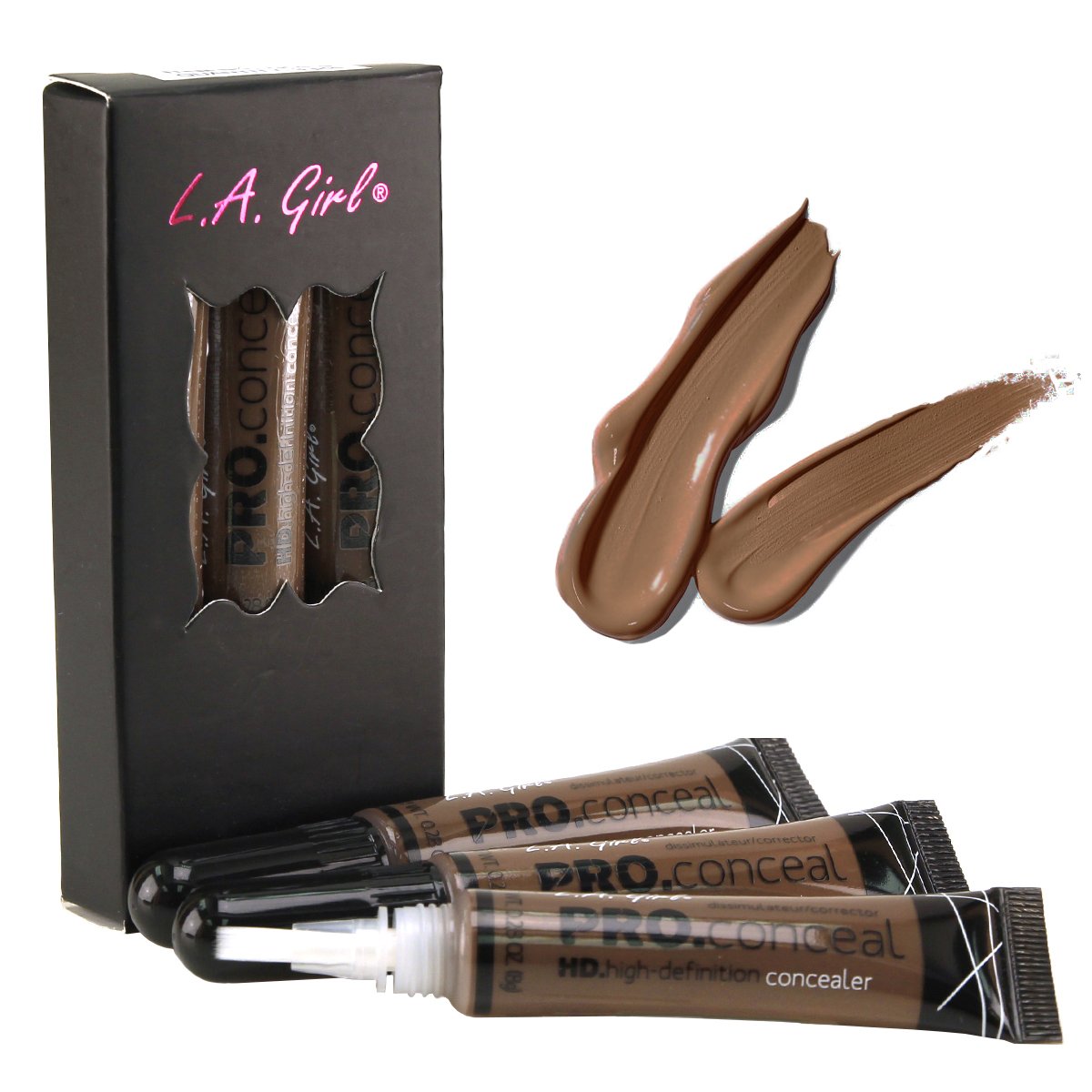 Foto 2 pulgar | Concealer L.a. Girl Pro Conceal Hd 8 G Caoba 3 Piezas - Venta Internacional