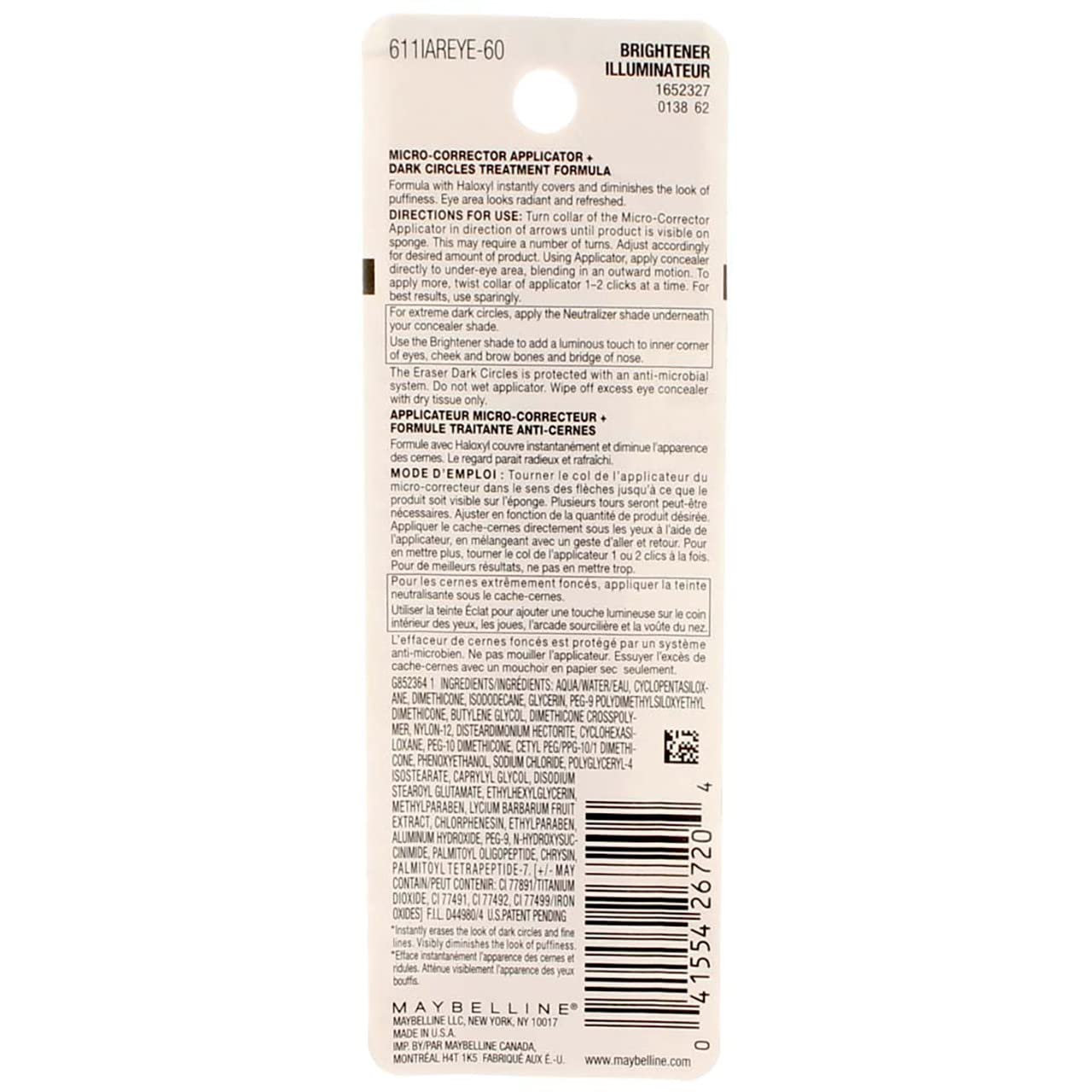 Foto 5 pulgar | Corrector Maybelline Instant Age Rewind Eraser, 5,9 Ml (6 Unidades) - Venta Internacional.