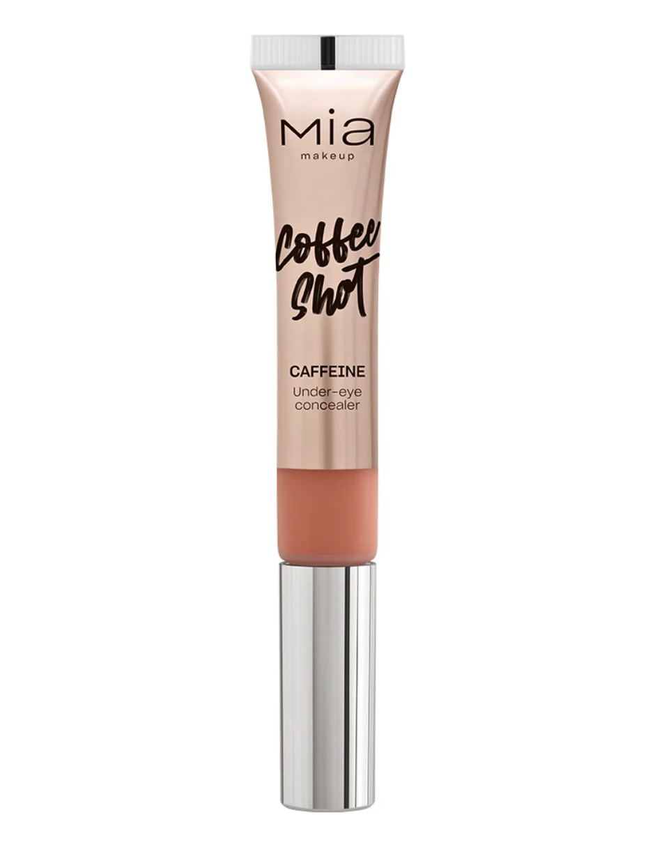 Corrector Liquido Para Ojos Mia Cosmetics Con Cafeína Tono Naranja