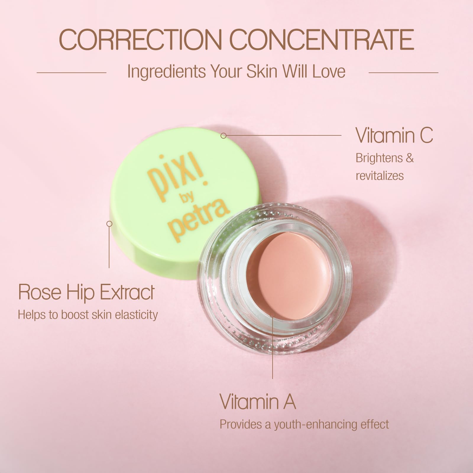 Foto 5 pulgar | Concealer Pixi Beauty Correction Concentrate Brillante Melocotón - Venta Internacional.