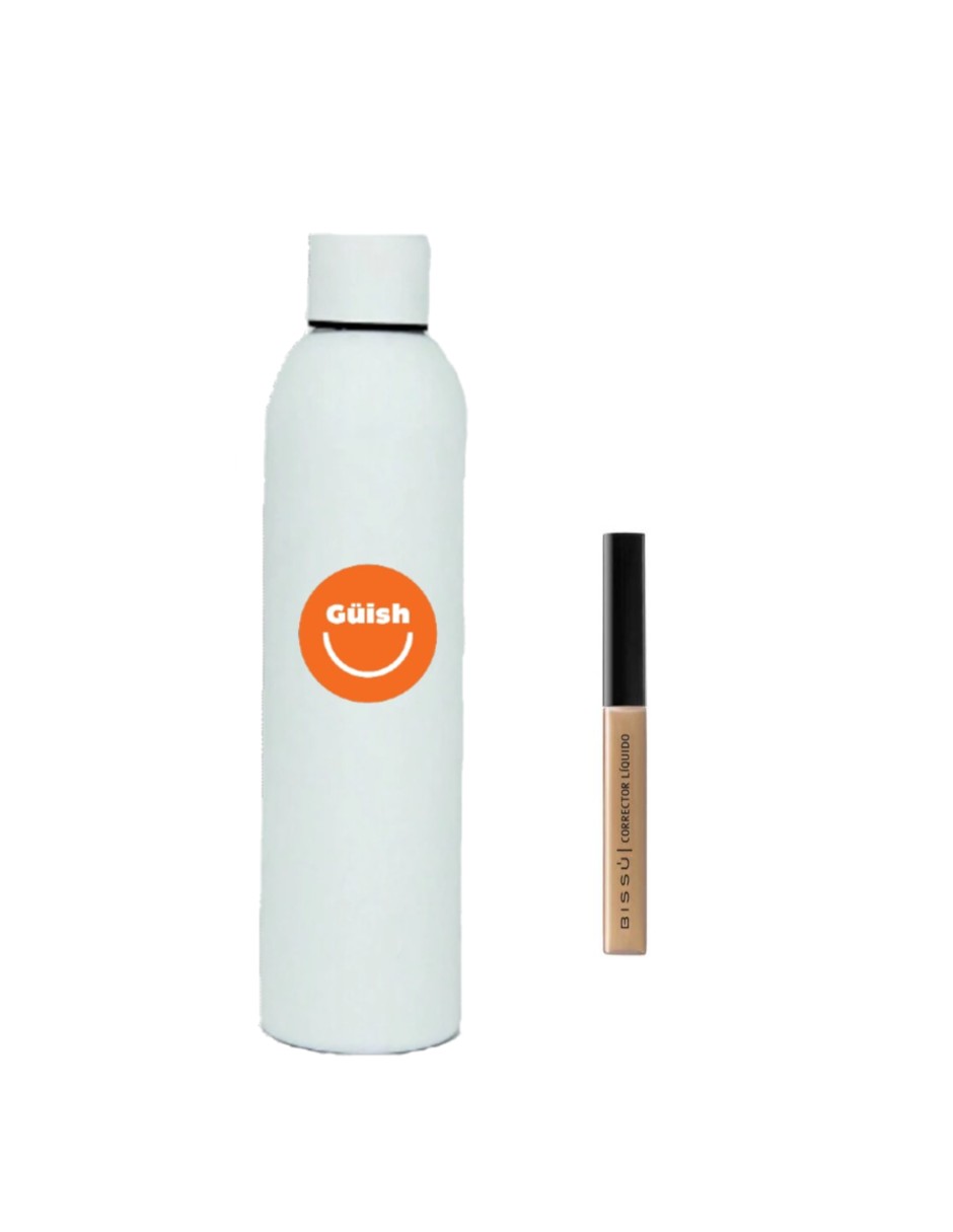 Foto 1 | Corrector Líquido Bissú Tono 06 Jengibre + Termo De Agua De Regalo  Güish