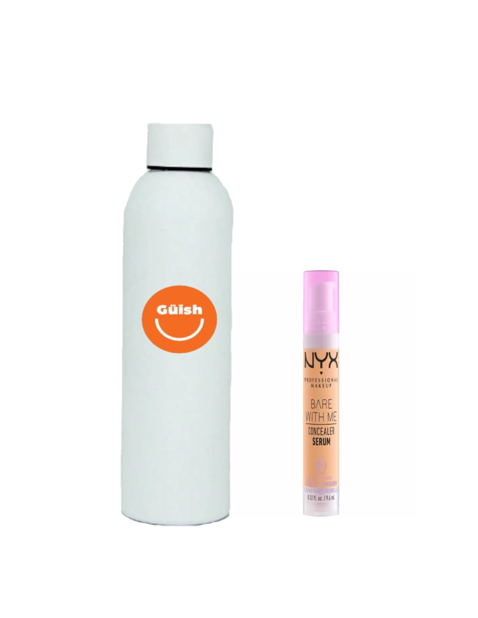 Foto 2 pulgar | Nyx Professional Makeup Bare With Me Serum Corrector Tan + Termo De Agua De Regalo Güish
