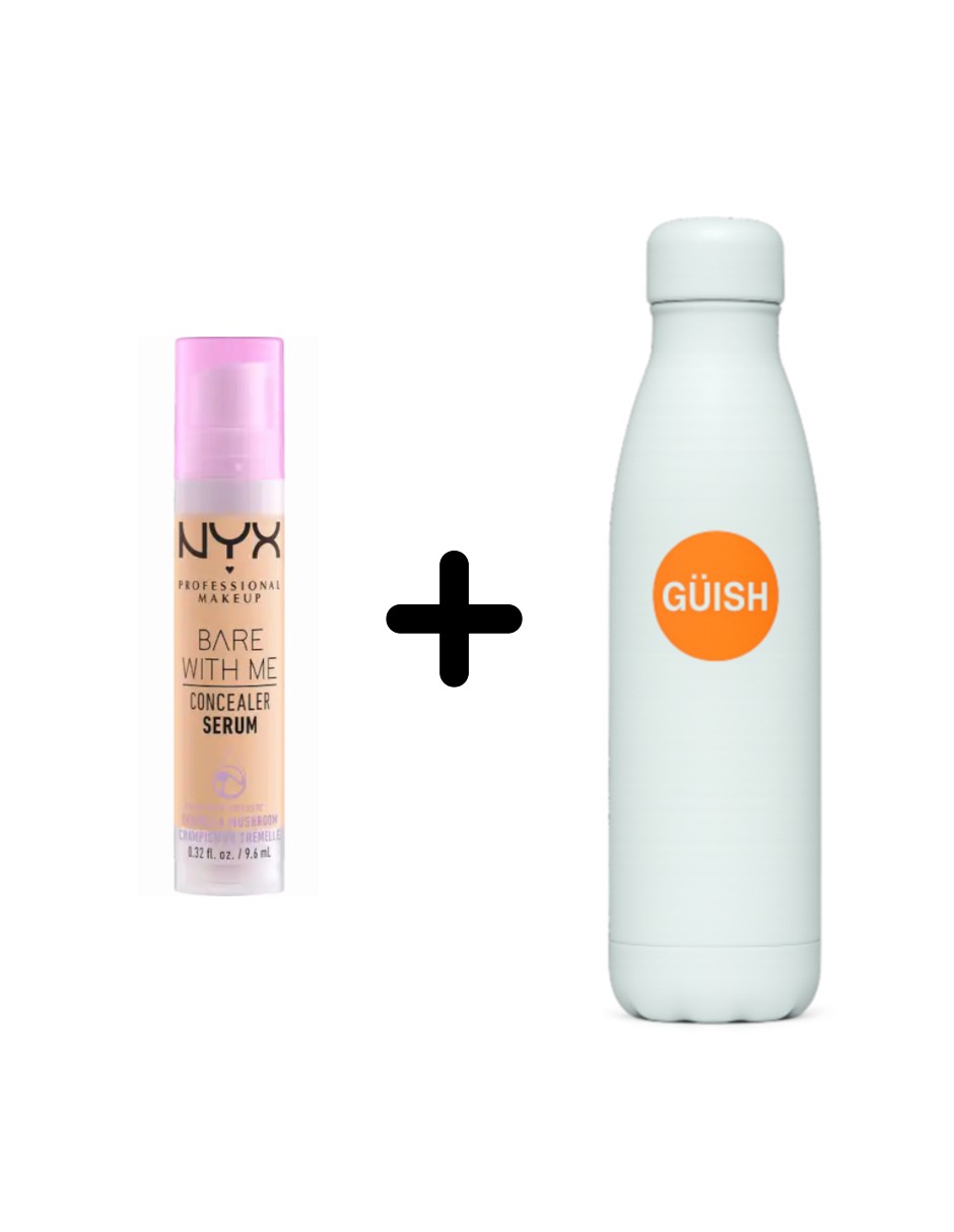 Foto 2 pulgar | Nyx Cosmetics Bare With Me Suero Corrector Tono Beige + Termo Güish Gratis