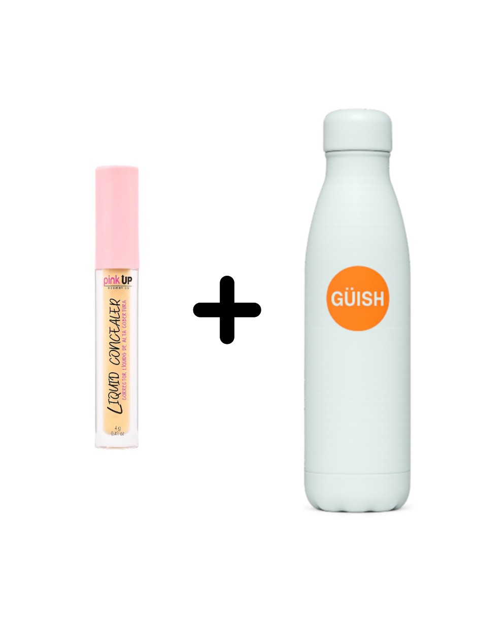 Foto 1 | Corrector De Larga Duración Pink Up Tono Yellow + Termo Güish Gratis