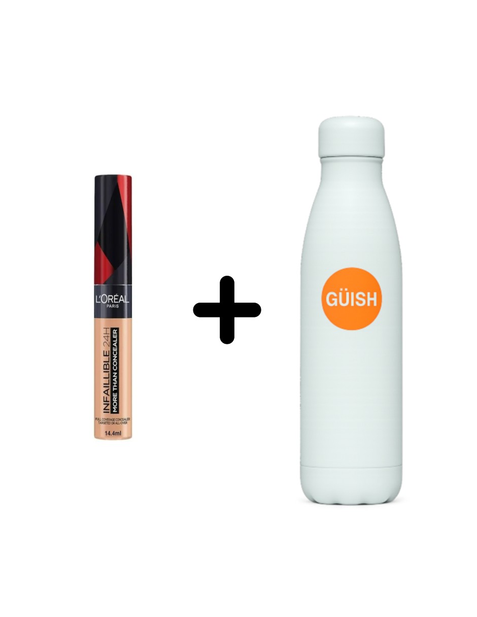 Foto 2 pulgar | Corrector Facial L'oréal Paris Infallible Tono Cashmere 327 + Termo Güish Gratis
